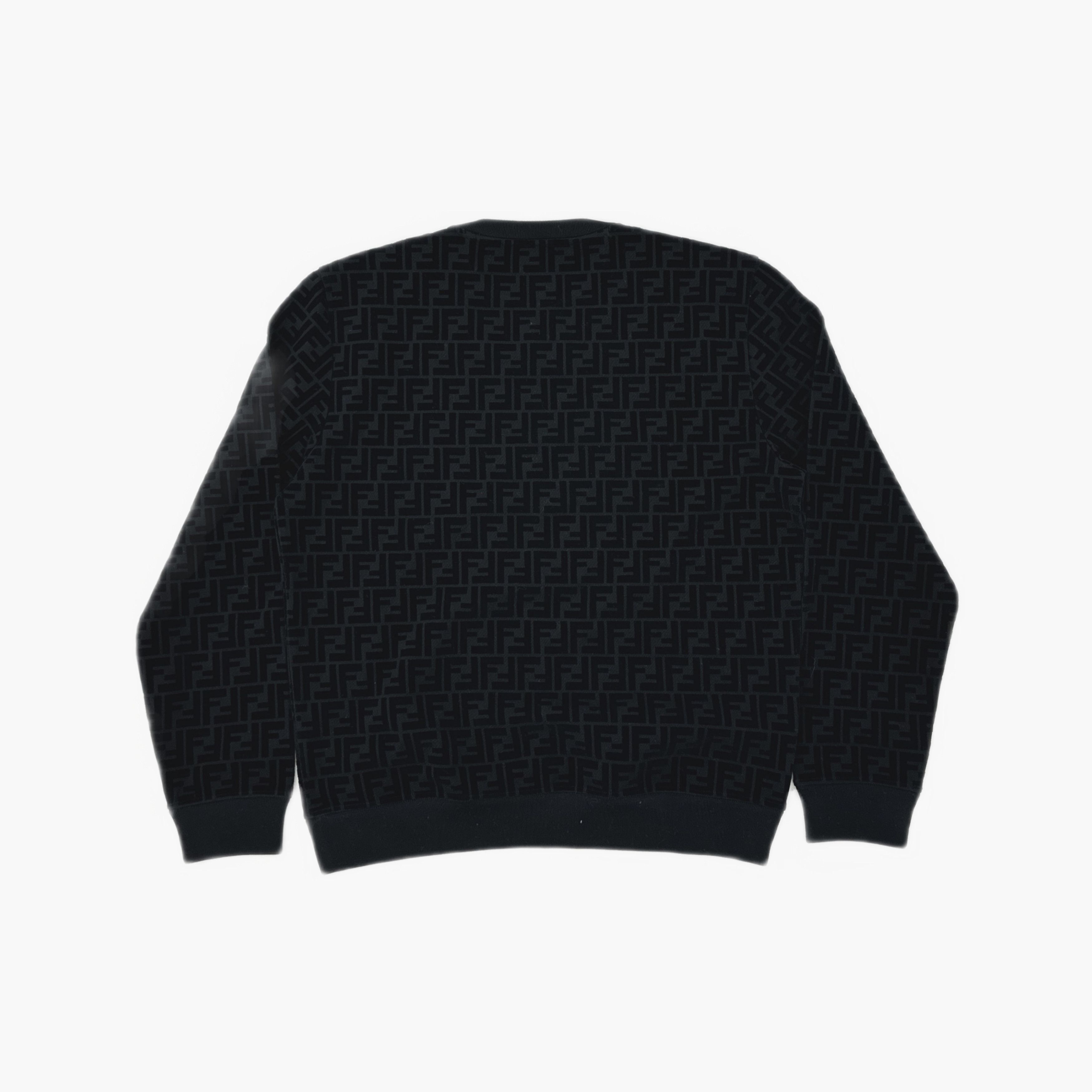Fendi Fendi Monogram Jacquard Sweater Size L Size US L / EU 52-54 / 3 - 2 Thumbnail