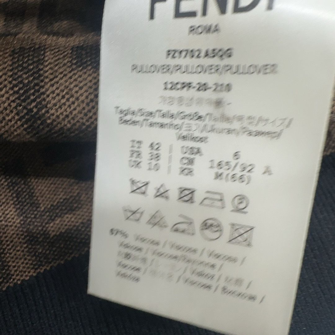Fendi Fendi FF Logo Knit Sweater Size 42 Size M / US 6-8 / IT 42-44 - 4 Thumbnail