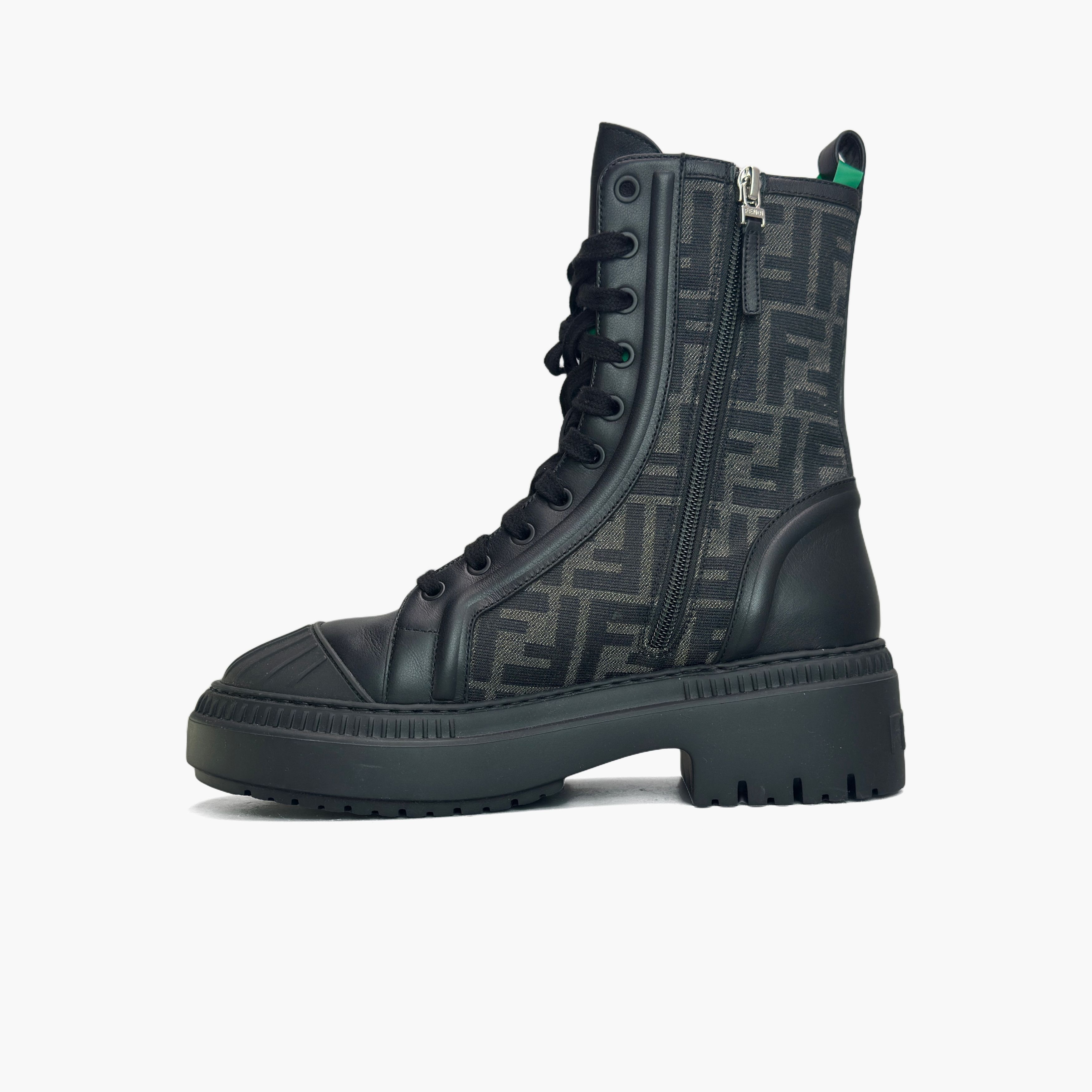 Fendi Fendi Domino FF Logo Combat Boots Size 38 Size US 8 / IT 38 - 3 Thumbnail