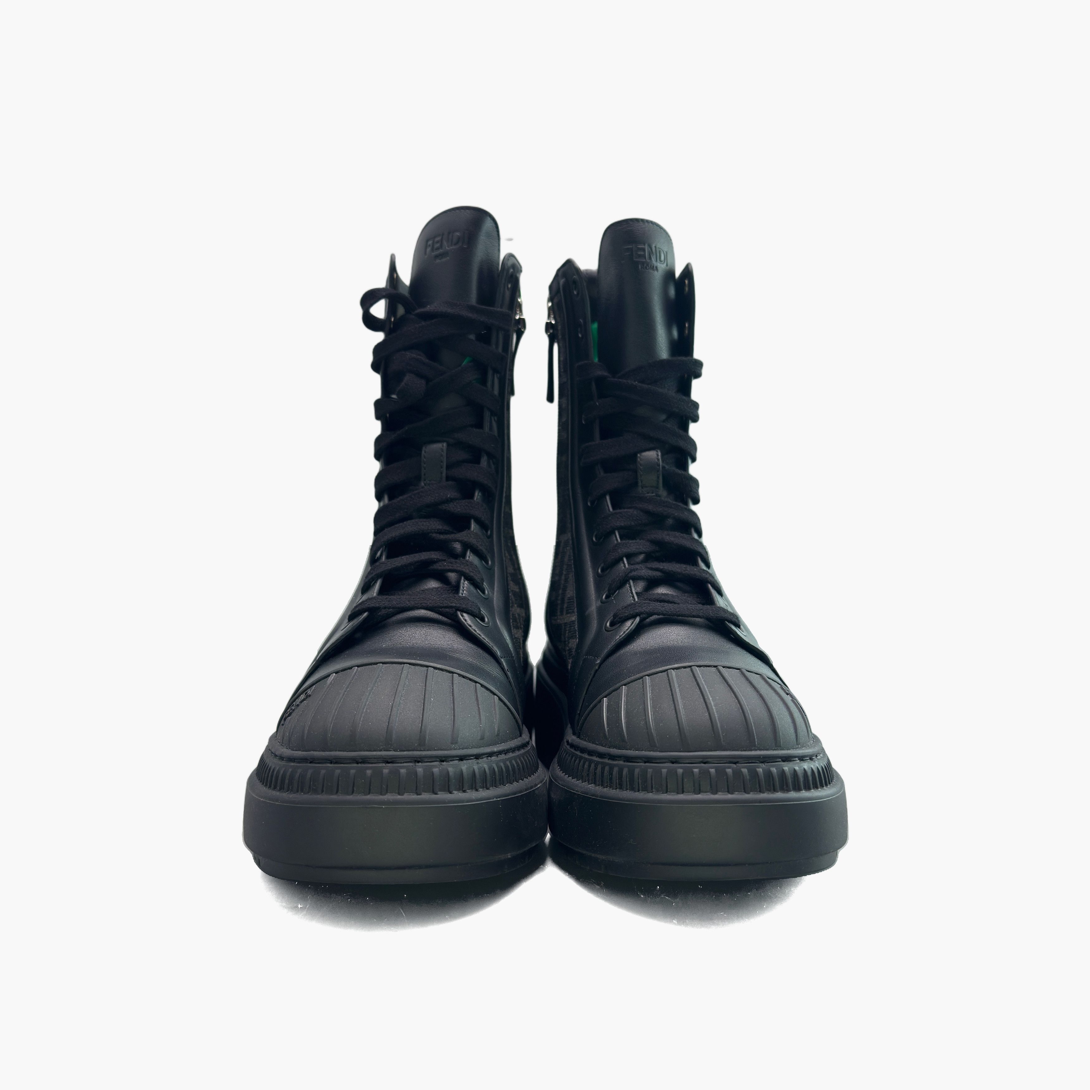 Fendi Fendi Domino FF Logo Combat Boots Size 38 Size US 8 / IT 38 - 5 Thumbnail