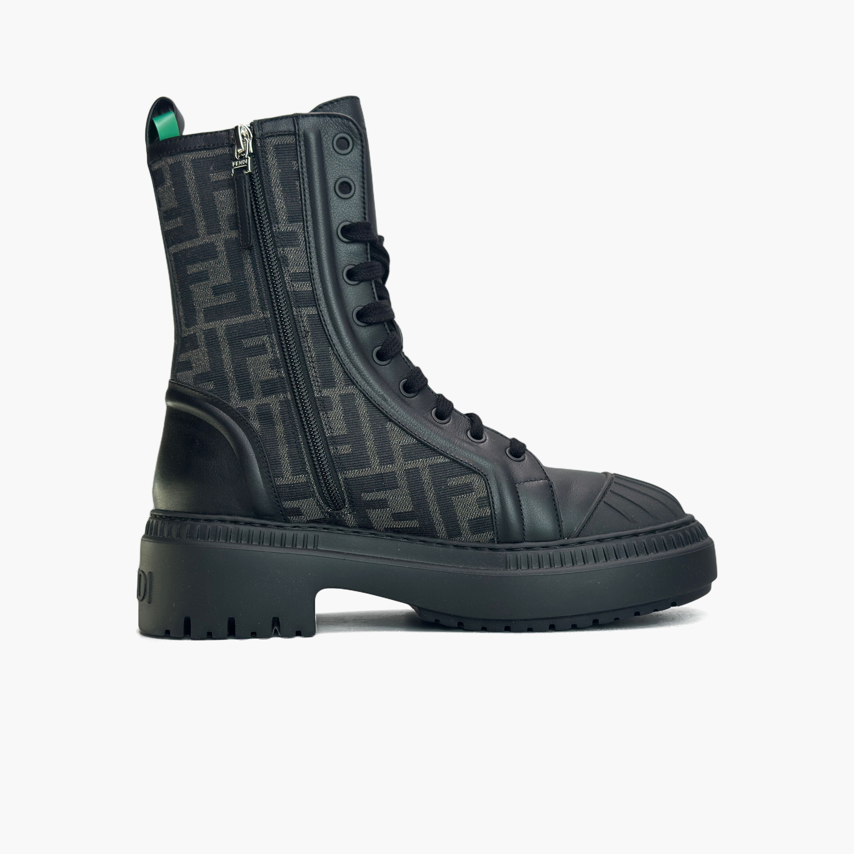 Fendi Fendi Domino FF Logo Combat Boots Size 38 Size US 8 / IT 38 - 2 Thumbnail