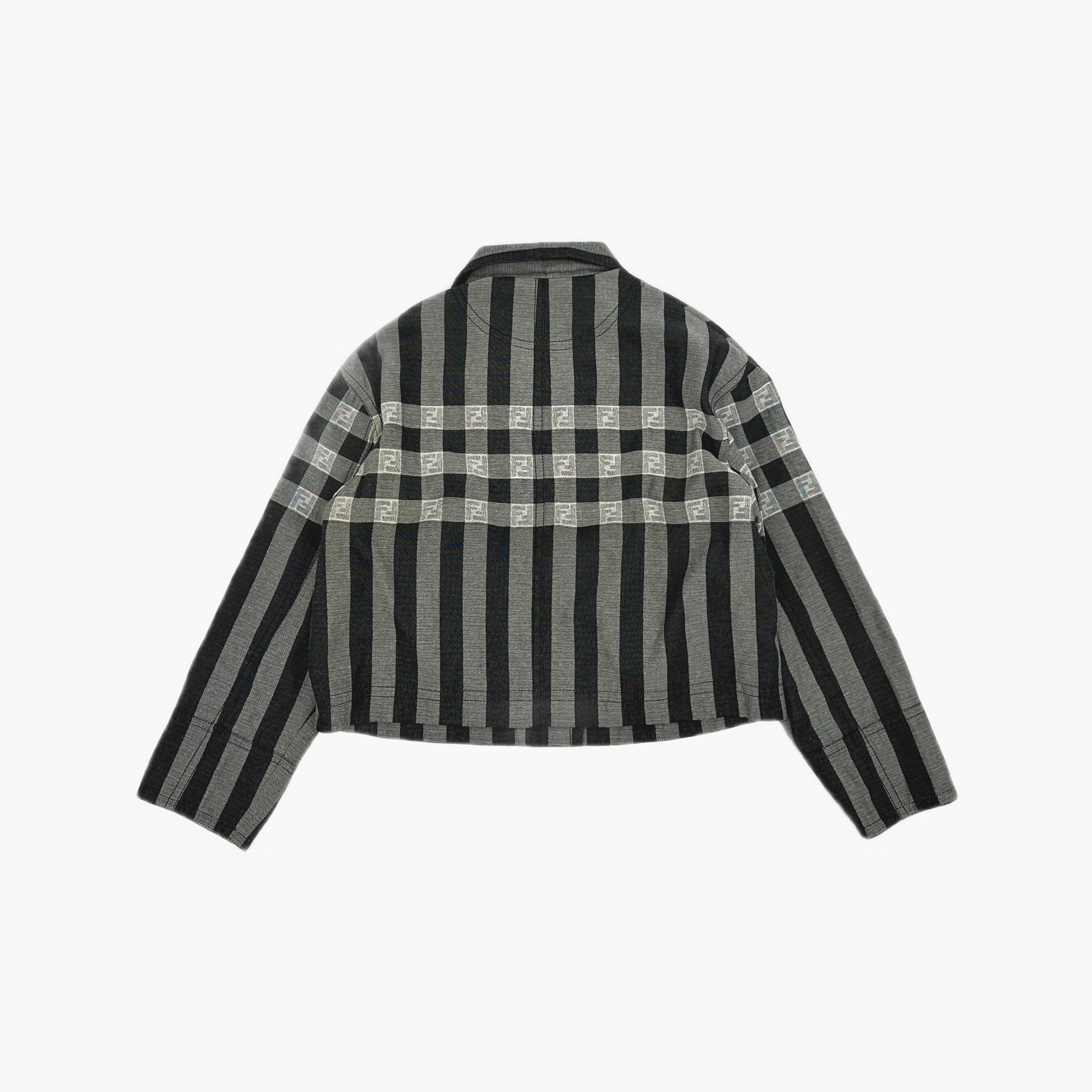 Fendi Fendi FF Logo Checkered Jacket Size FR 40 Size M / US 6-8 / IT 42-44 - 2 Thumbnail