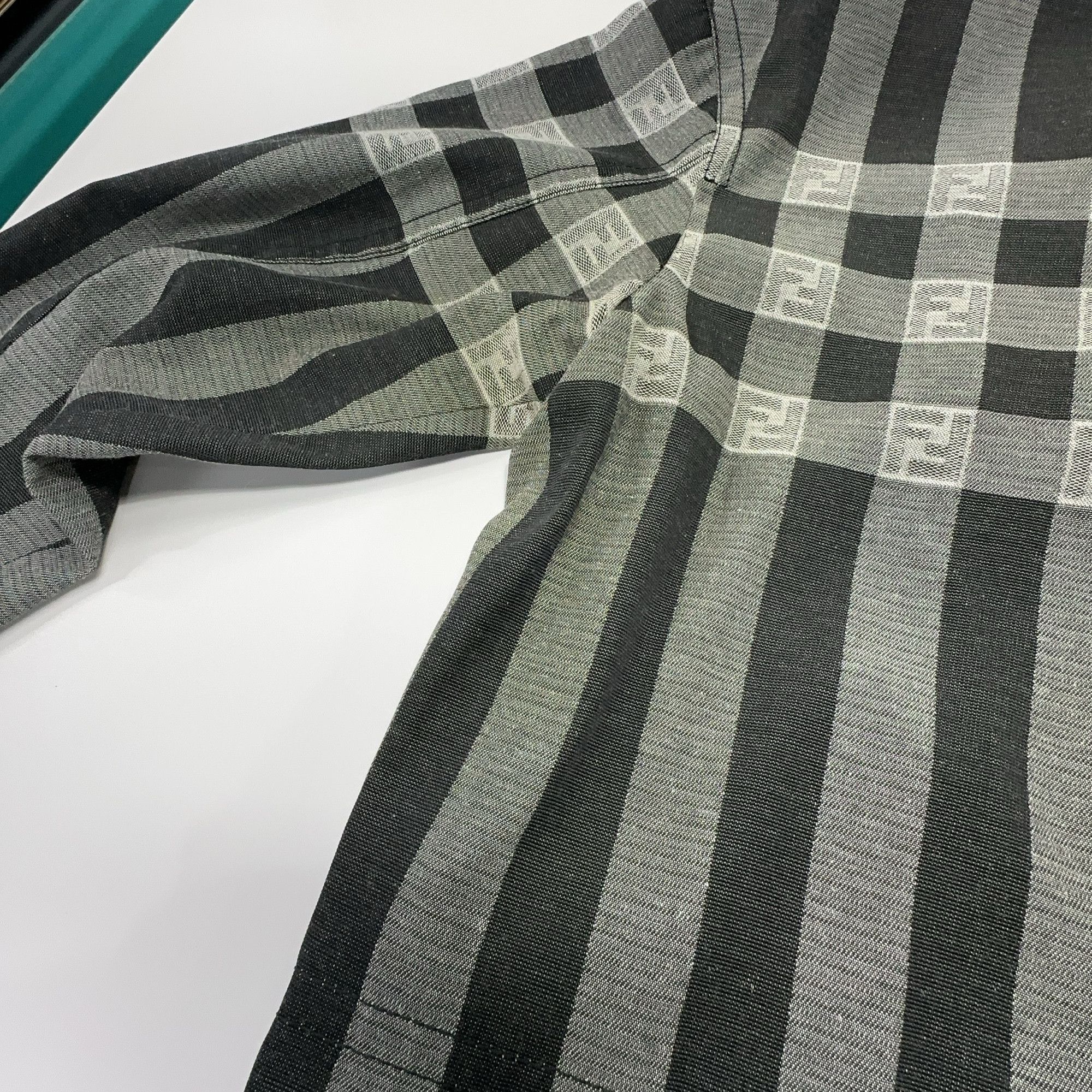Fendi Fendi FF Logo Checkered Jacket Size FR 40 Size M / US 6-8 / IT 42-44 - 8 Thumbnail