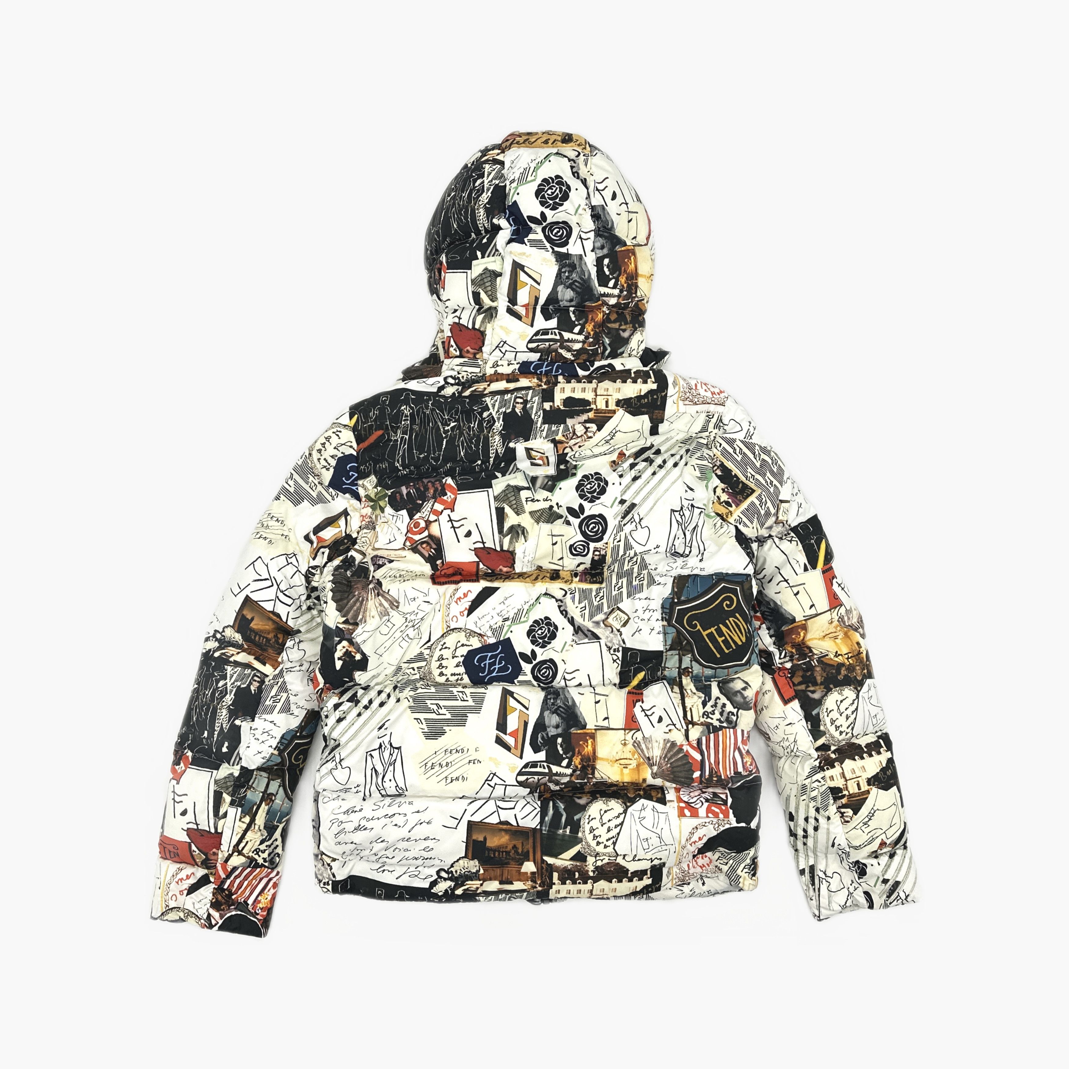 Fendi Fendi Collage Print Puffer Jacket Size 54 Size US L / EU 52-54 / 3 - 2 Thumbnail