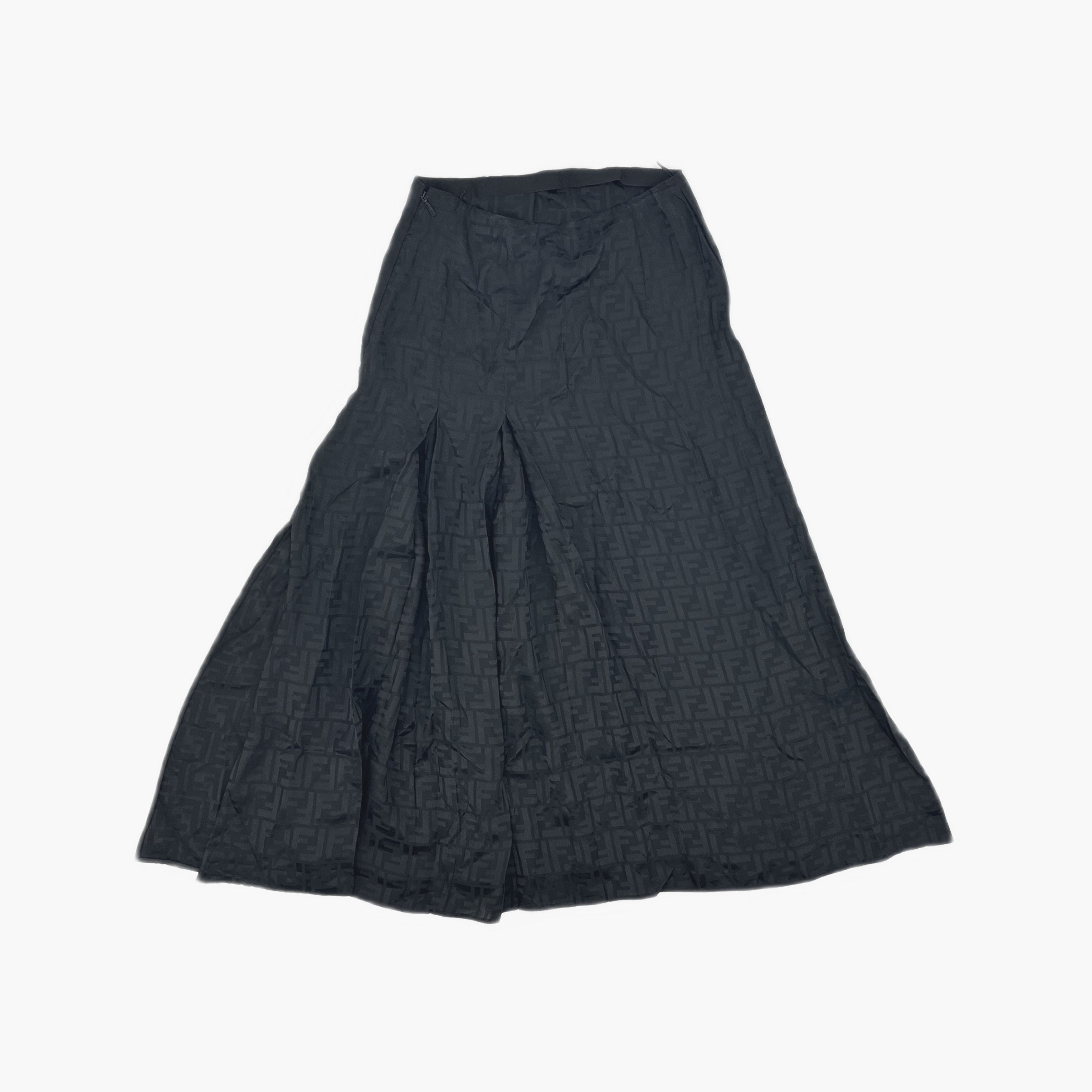 Fendi Fendi Logo Pattern Midi Skirt Size IT 36 Size 25" / US 0 / IT 36 - 2 Thumbnail