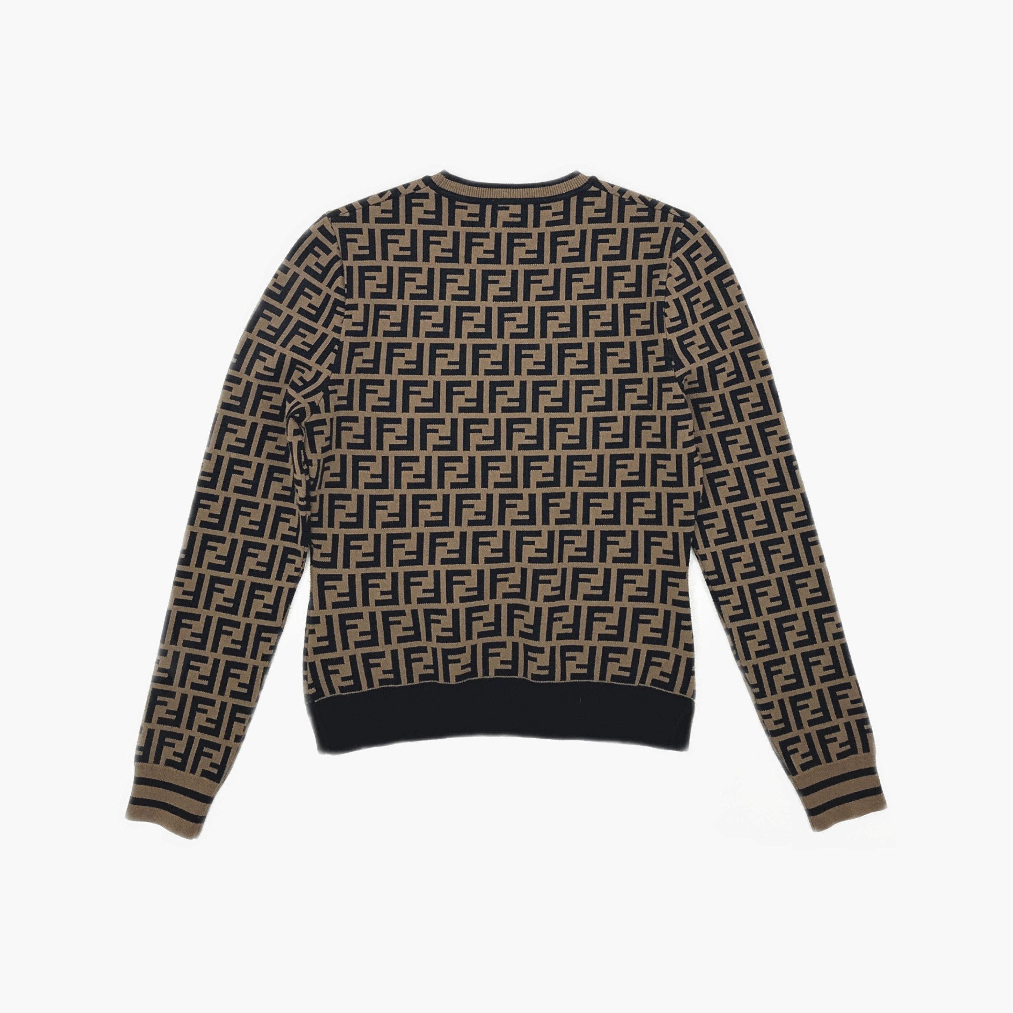 Fendi Fendi FF Pattern Crewneck Sweater Size 40 Size S / US 4 / IT 40 - 2 Thumbnail