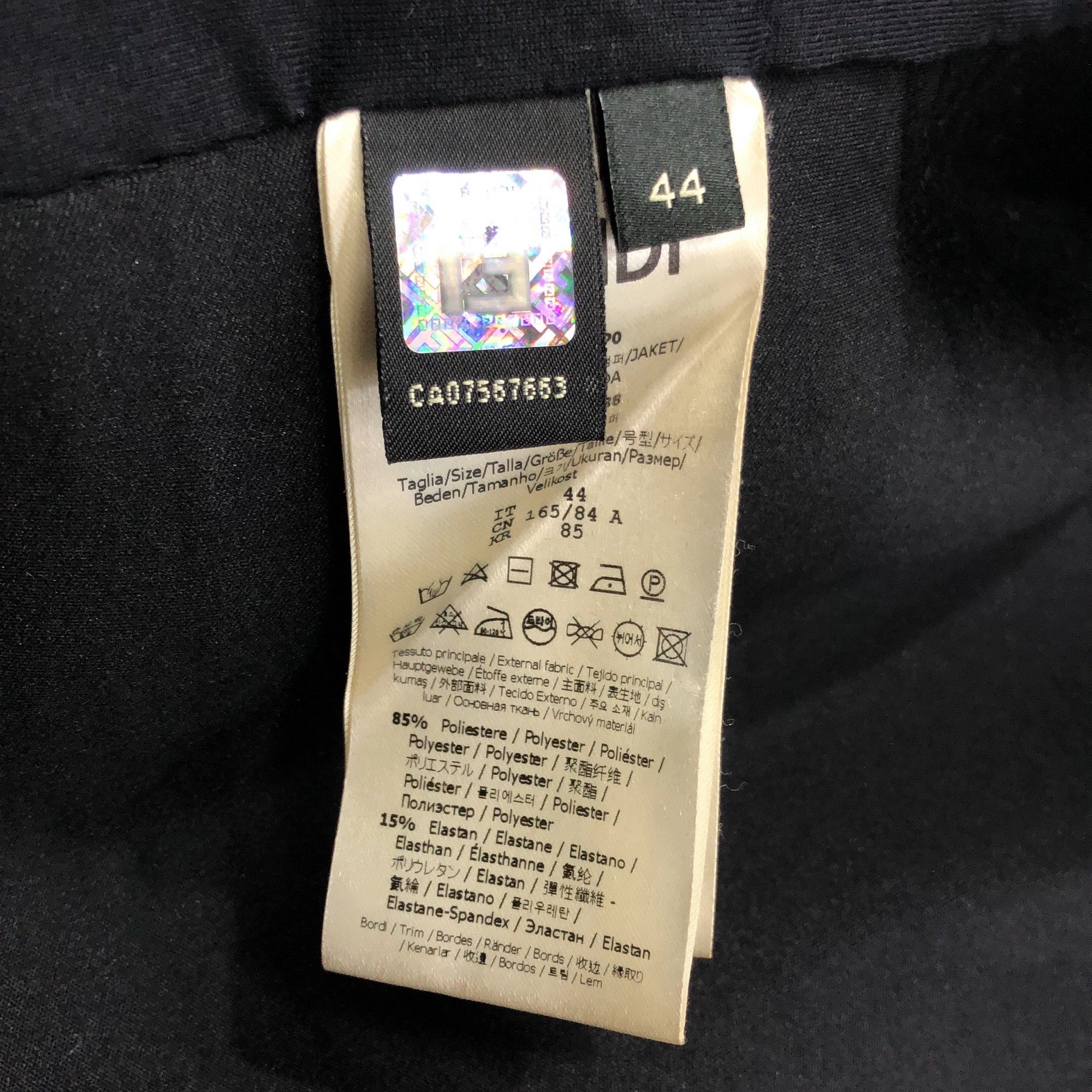 Fendi Fendi FF Logo Zip-Up Hoodie Size S Size US S / EU 44-46 / 1 - 3 Thumbnail