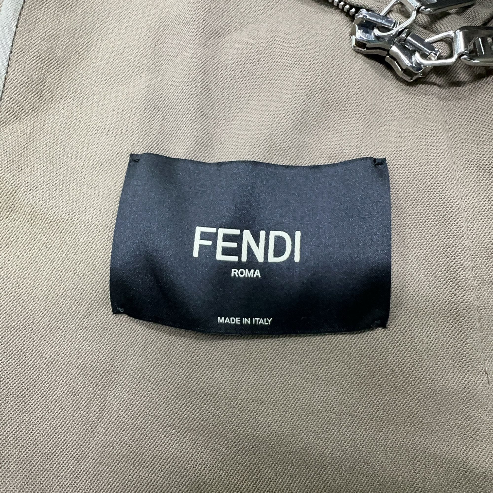 Fendi Fendi Logo Zip Bomber Jacket Size S Size US S / EU 44-46 / 1 - 8 Thumbnail