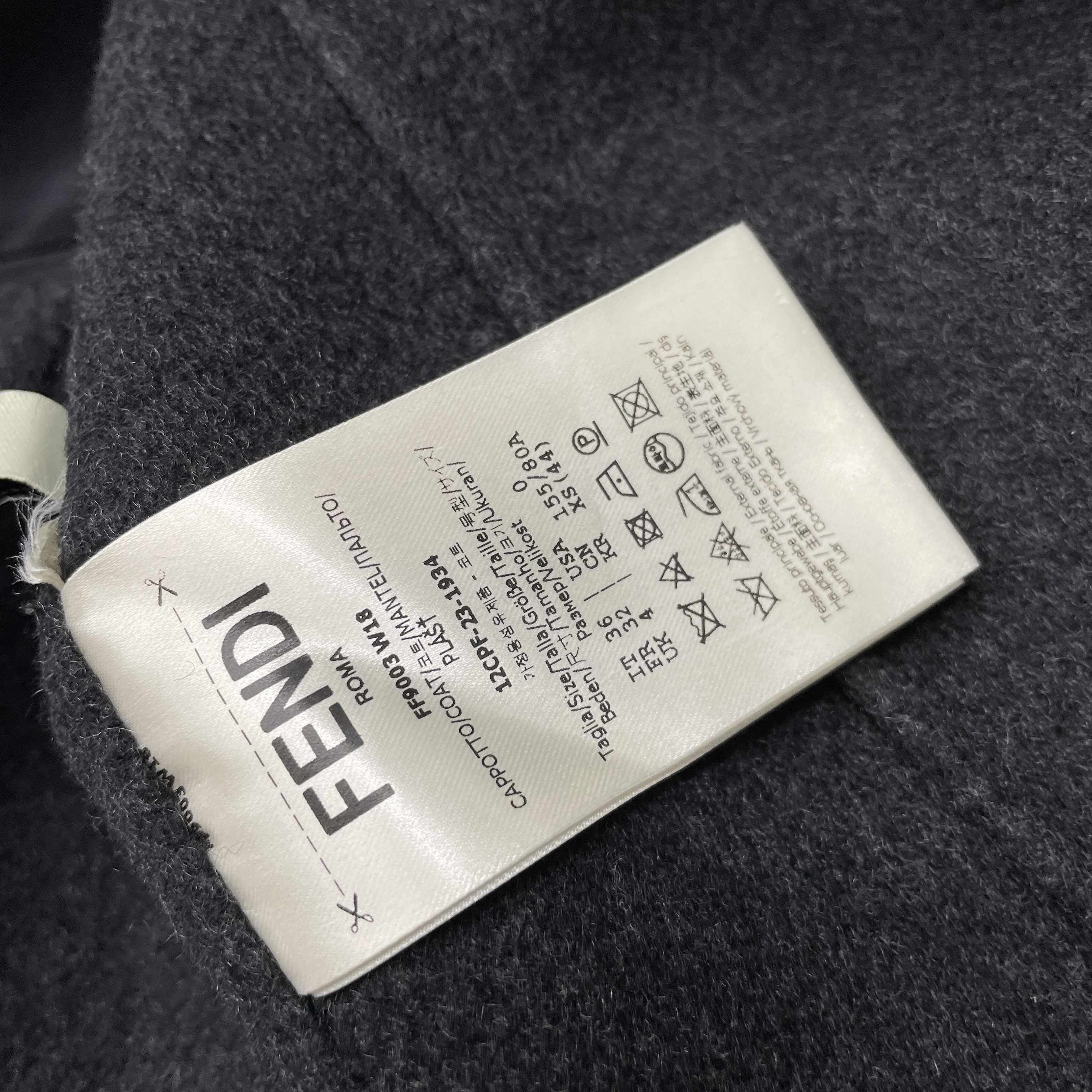 Fendi Fendi Cashmere Coat Size 36 Size XS / US 0-2 / IT 36-38 - 4 Thumbnail