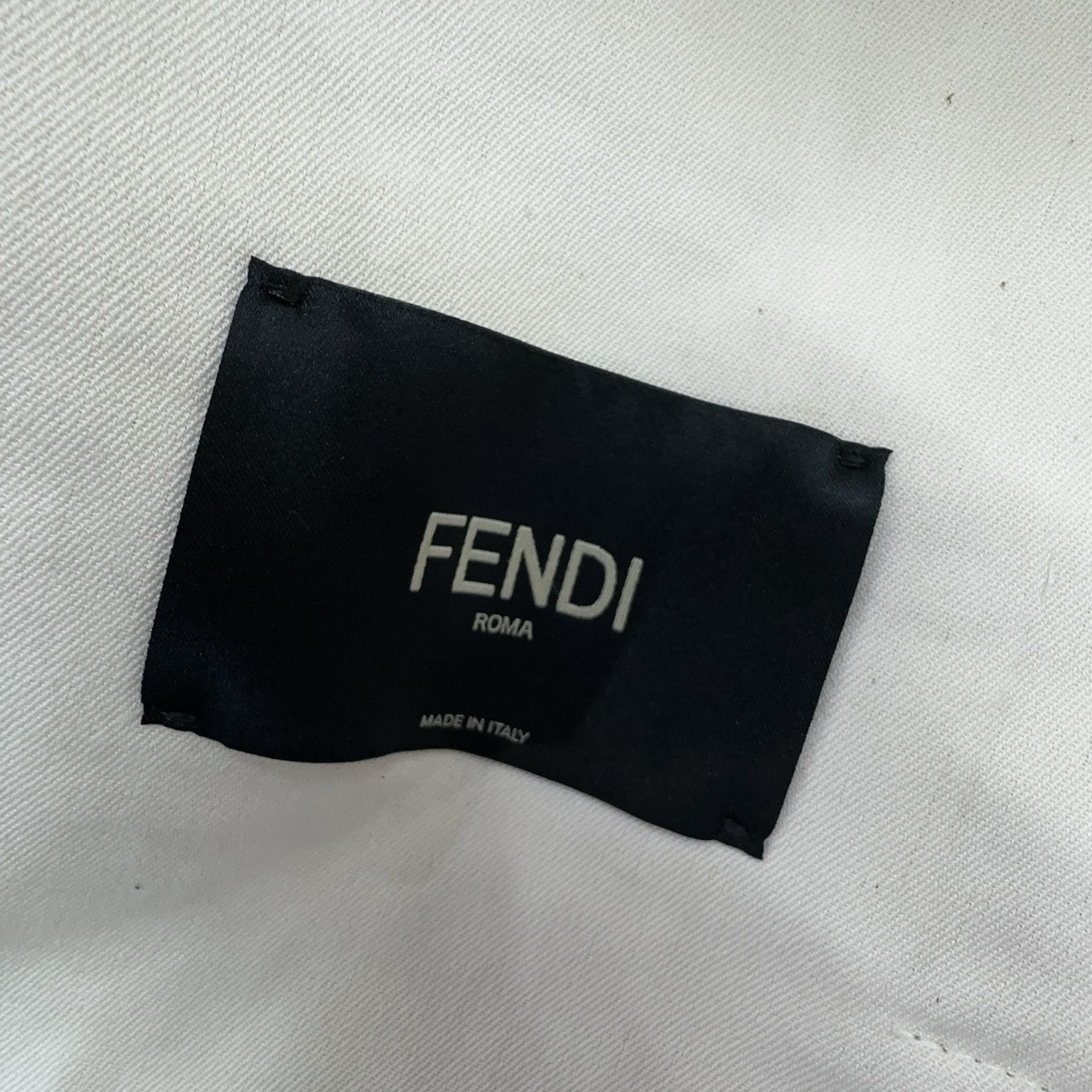 Fendi Fendi White Logo Jacquard Light Jacket Size L Size US L / EU 52-54 / 3 - 4 Thumbnail