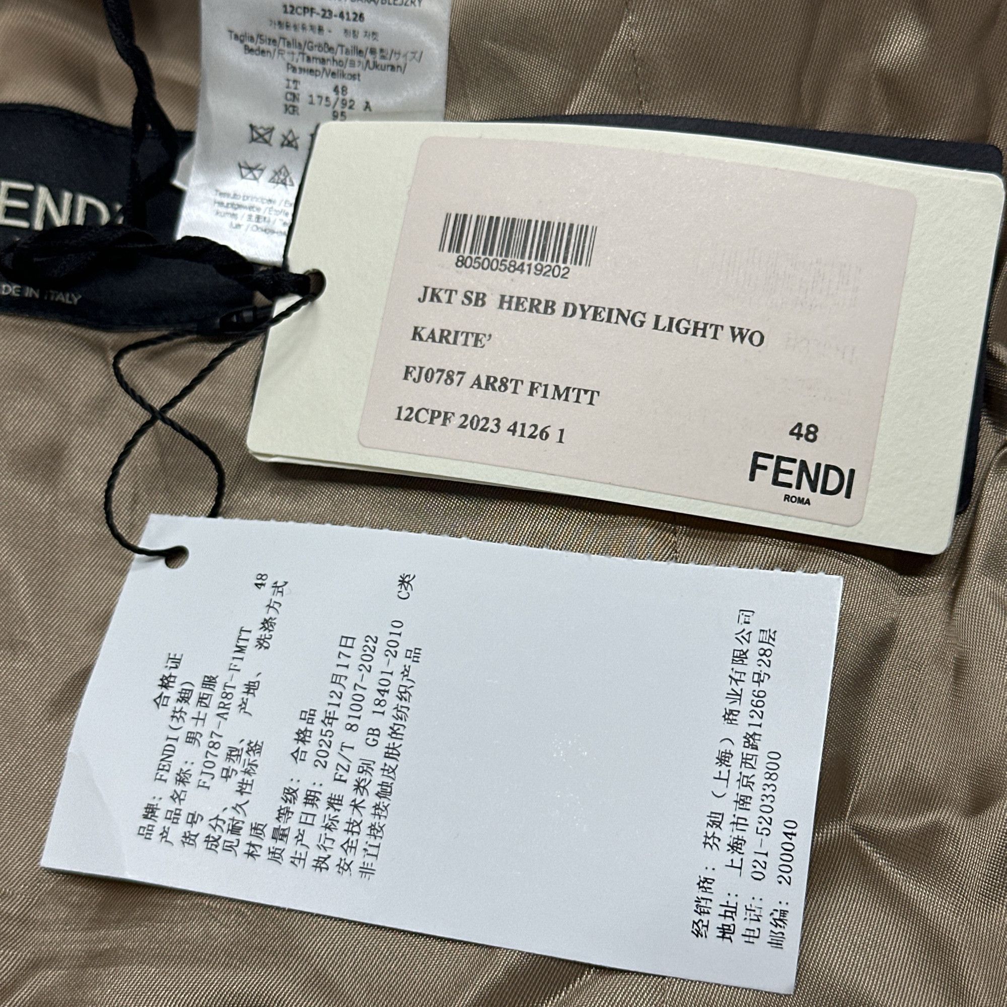 Fendi Fendi Single-Breasted Blazer Size 38R Size 38R - 4 Thumbnail