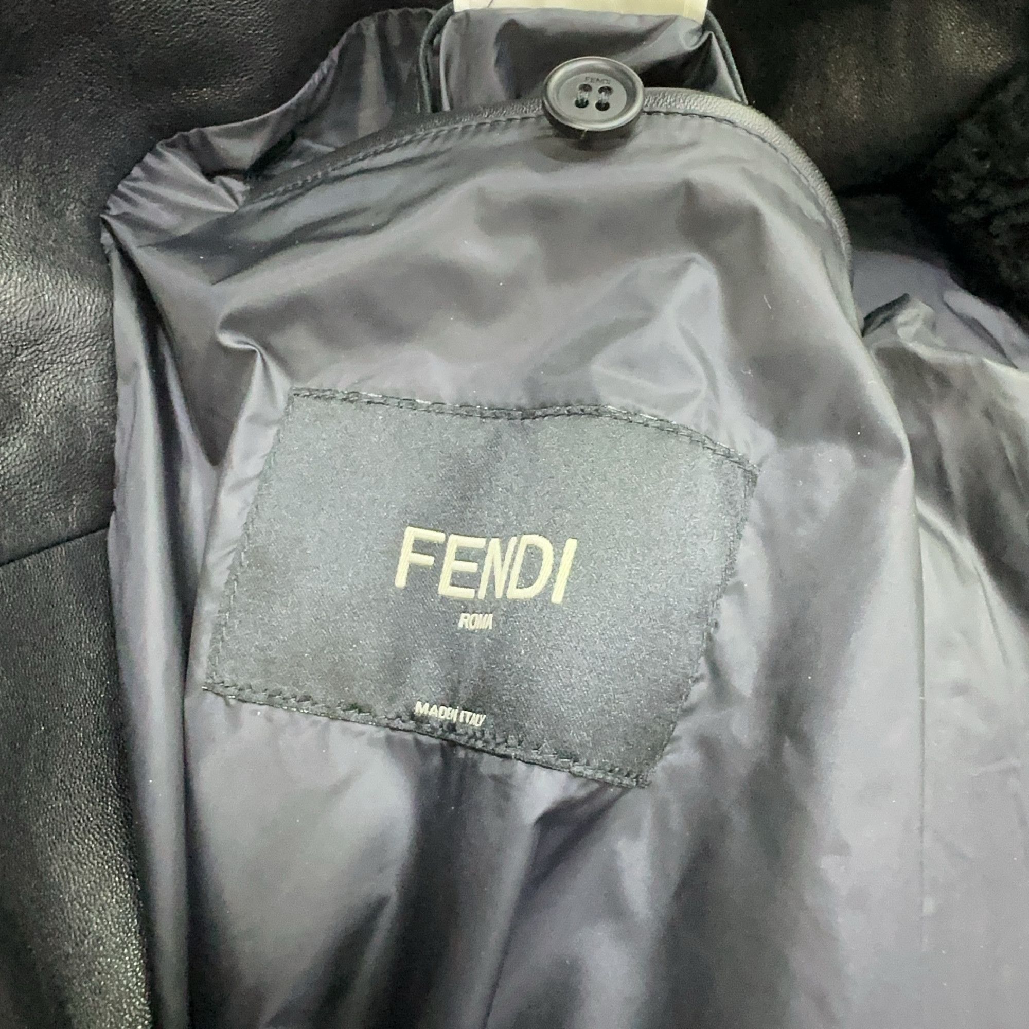 Fendi Fendi FF Logo Fleece Jacket Size 46 Size US S / EU 44-46 / 1 - 4 Thumbnail