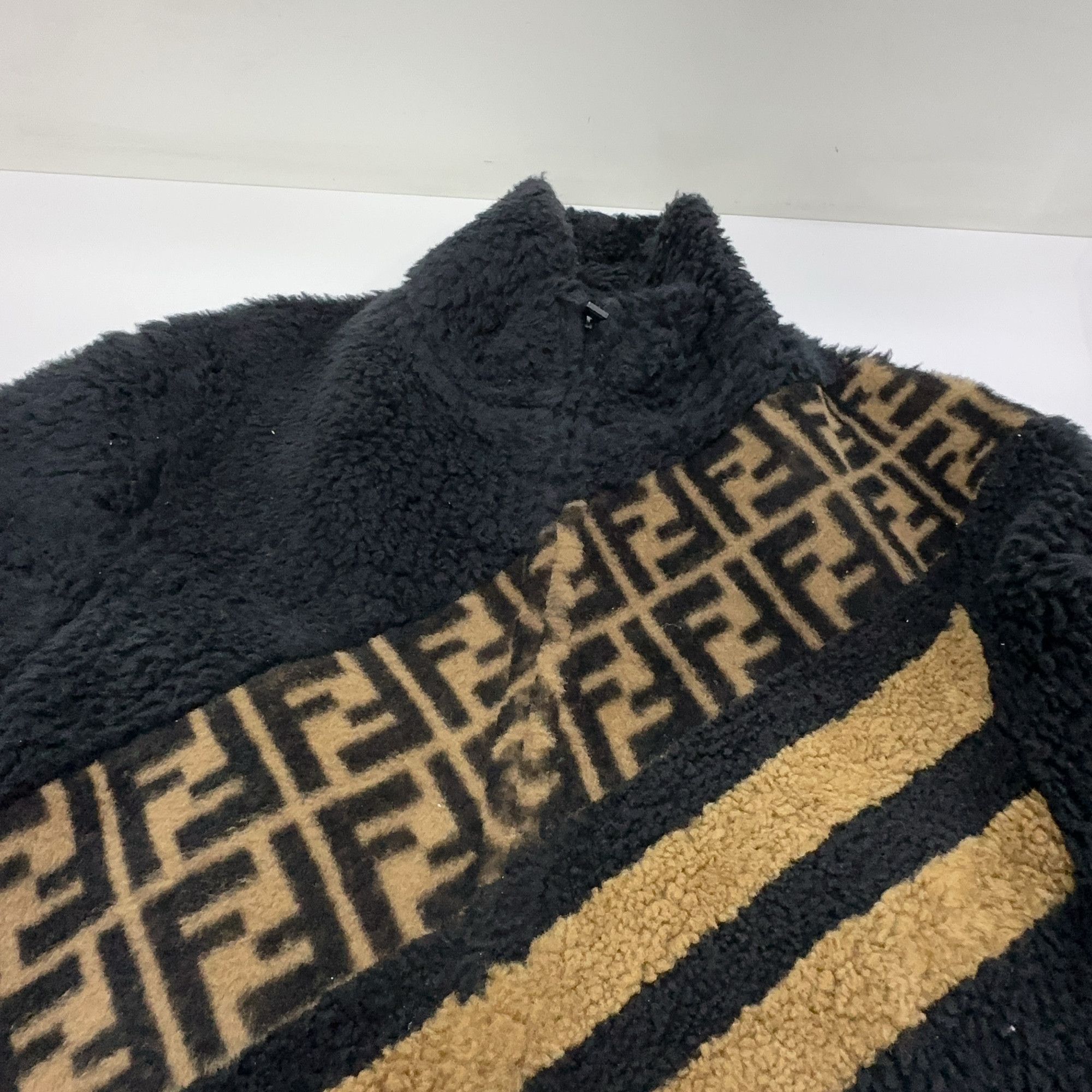 Fendi Fendi FF Logo Fleece Jacket Size 46 Size US S / EU 44-46 / 1 - 6 Thumbnail