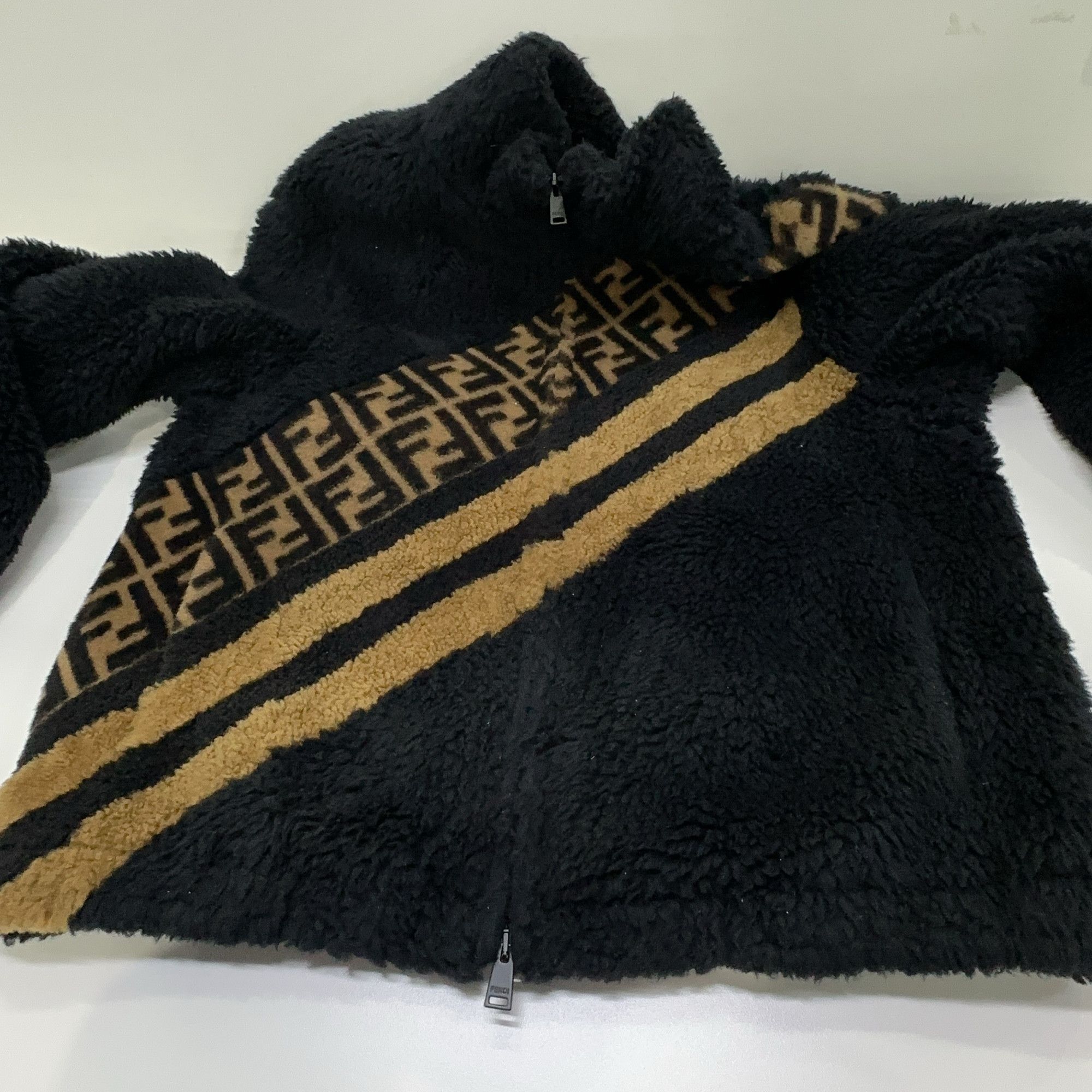 Fendi Fendi FF Logo Fleece Jacket Size 46 Size US S / EU 44-46 / 1 - 7 Thumbnail