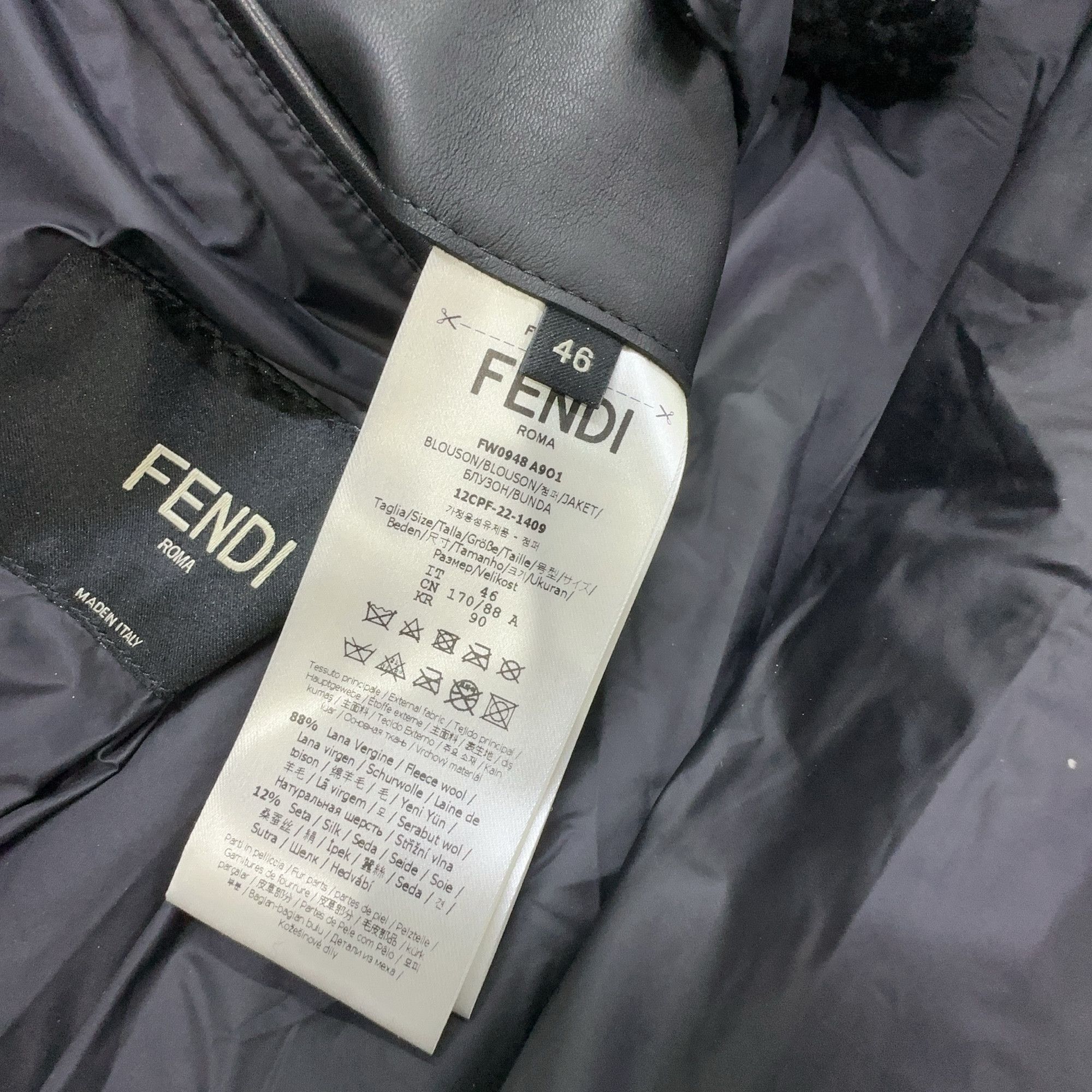 Fendi Fendi FF Logo Fleece Jacket Size 46 Size US S / EU 44-46 / 1 - 3 Thumbnail