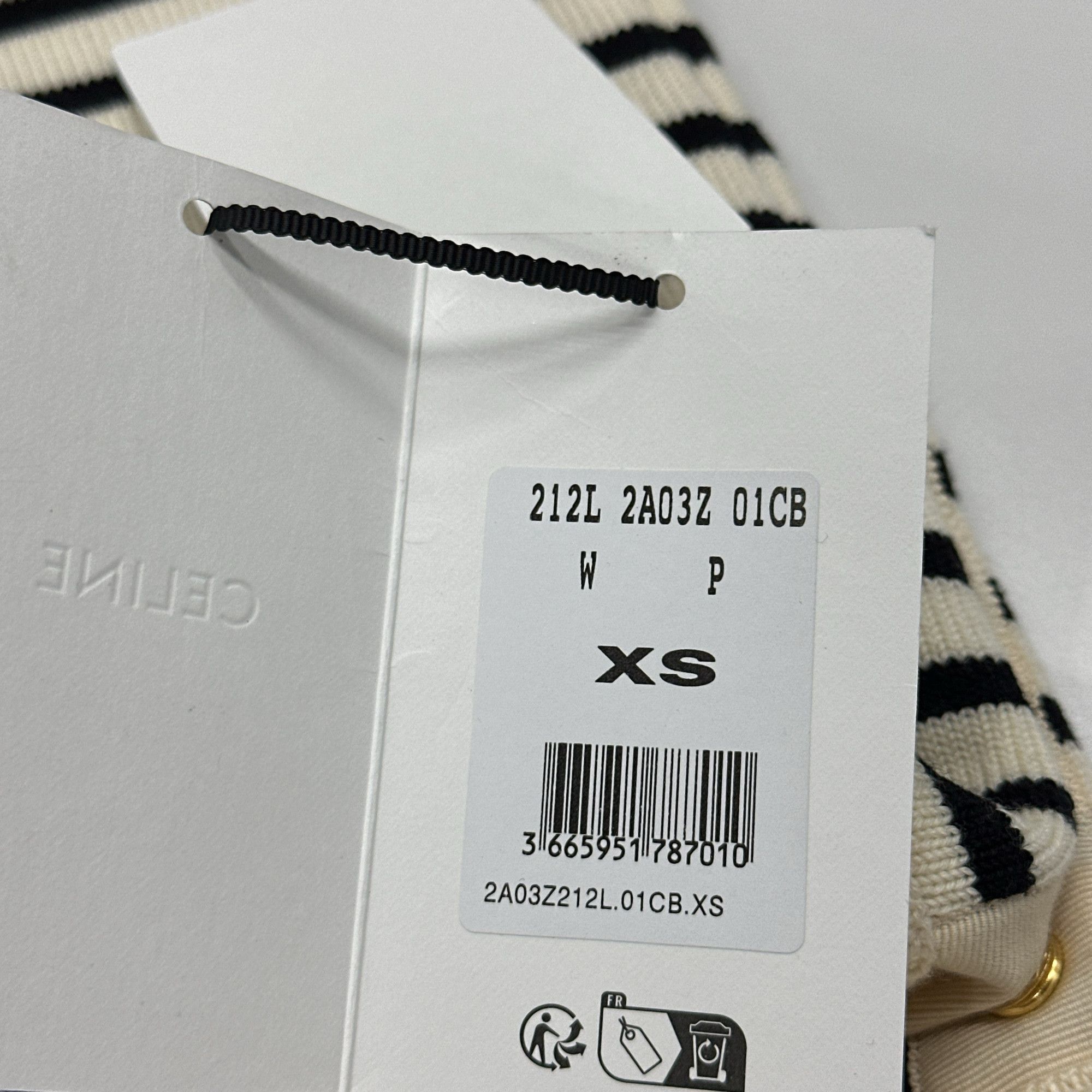 Celine Celine Striped Knit Tank Top XS Size XS / US 0-2 / IT 36-38 - 3 Thumbnail