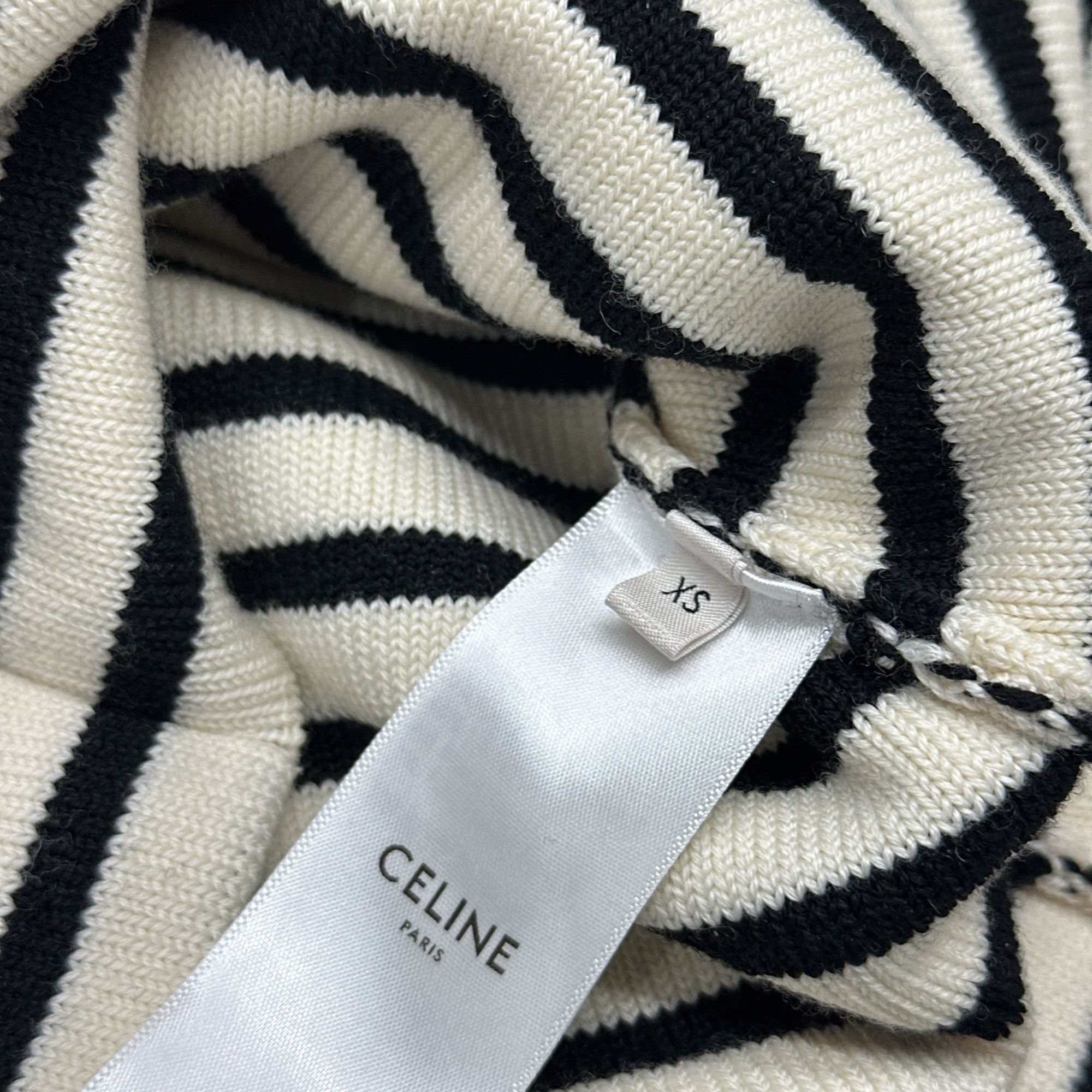 Celine Celine Striped Knit Tank Top XS Size XS / US 0-2 / IT 36-38 - 5 Thumbnail