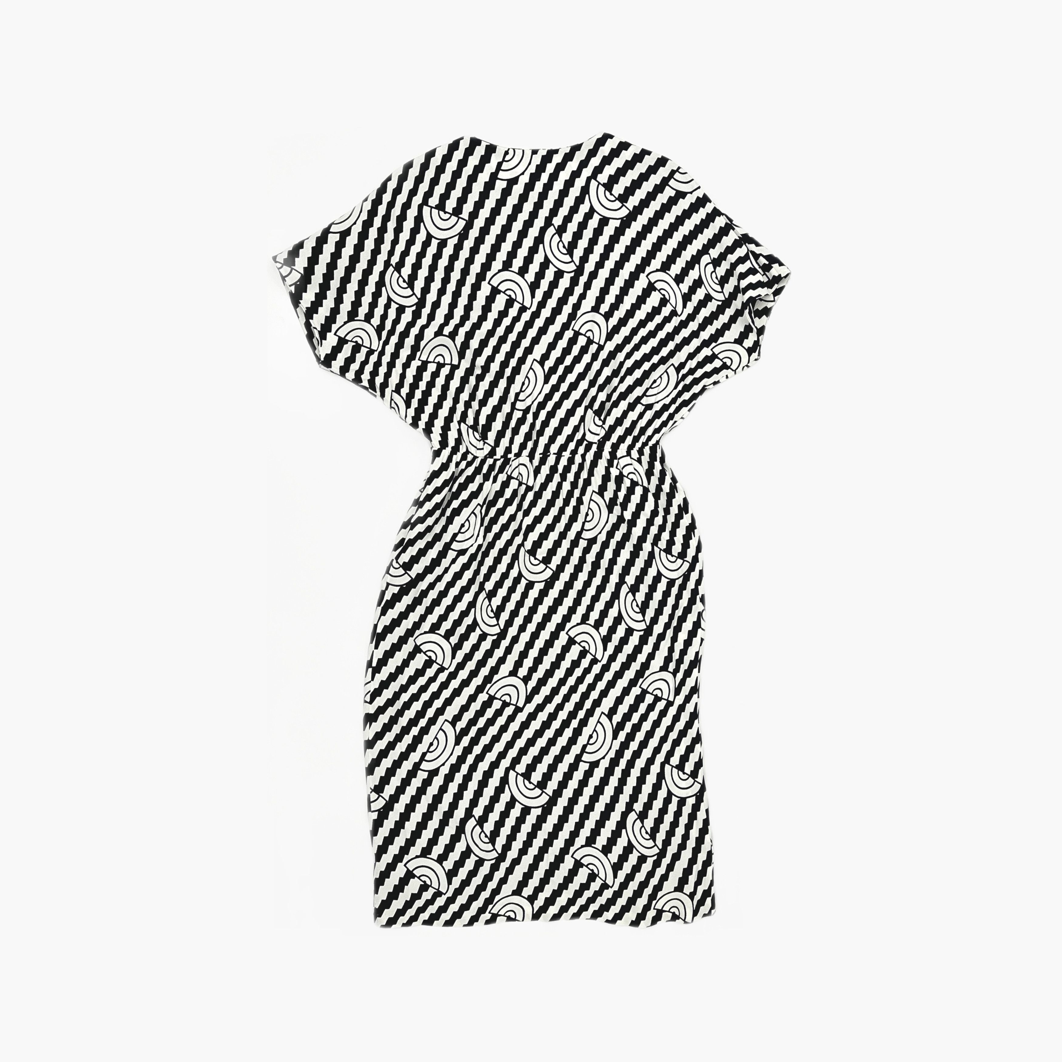 Celine CELINE Geometric Print Midi Dress Size 36 Size XS / US 0-2 / IT 36-38 - 2 Thumbnail