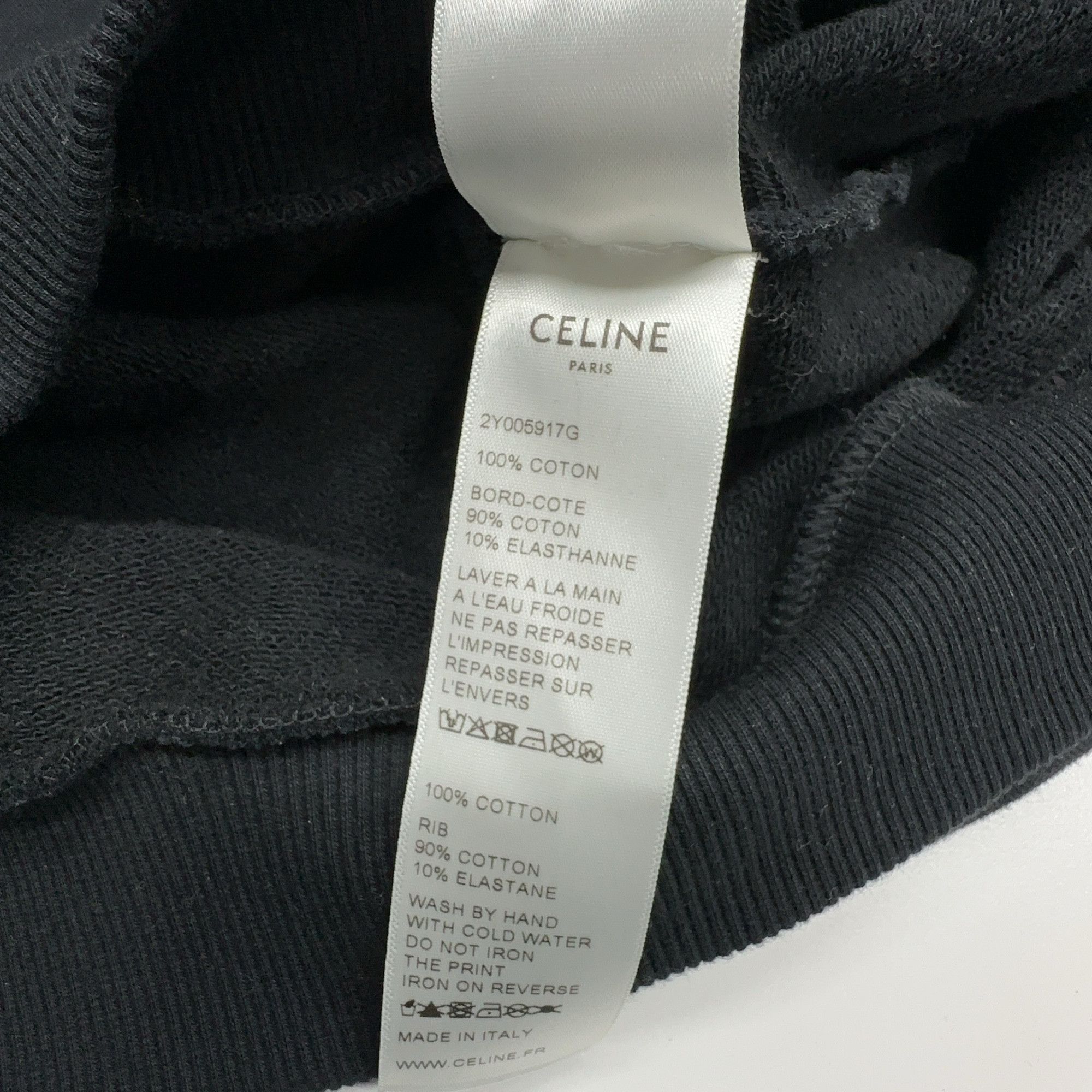 Celine CELINE Logo Hoodie Size S Size US S / EU 44-46 / 1 - 4 Thumbnail