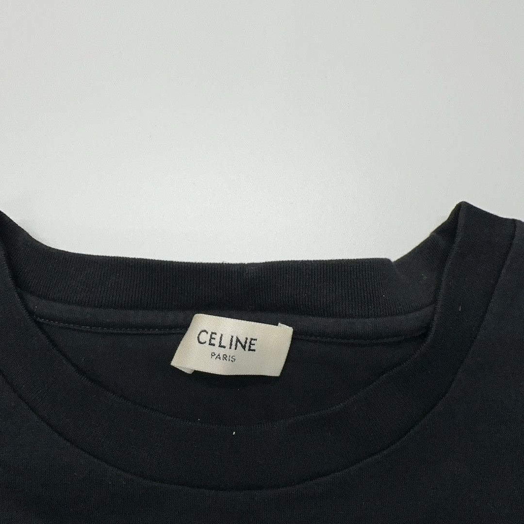 Celine Celine Triomphe Logo T-Shirt Size S Size S / US 4 / IT 40 - 5 Thumbnail