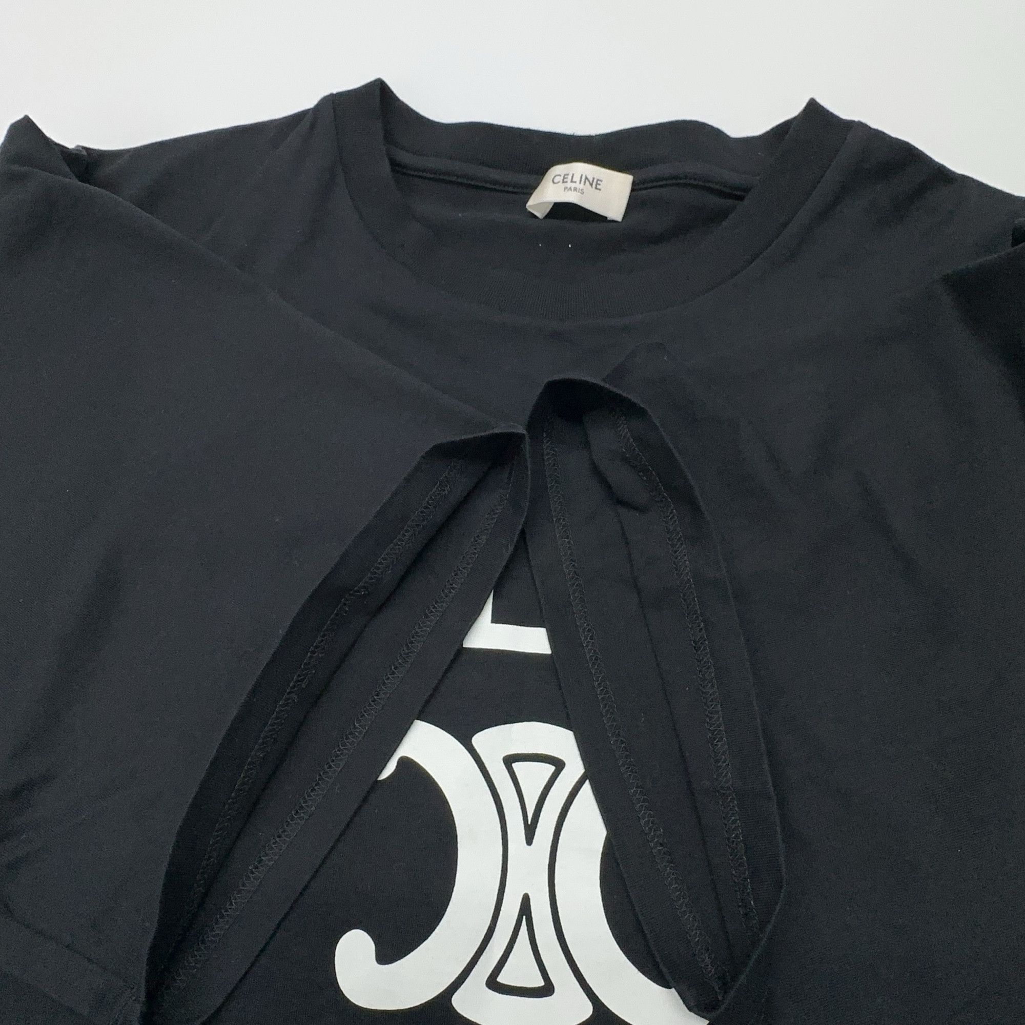 Celine Celine Triomphe Logo T-Shirt Size S Size S / US 4 / IT 40 - 8 Thumbnail