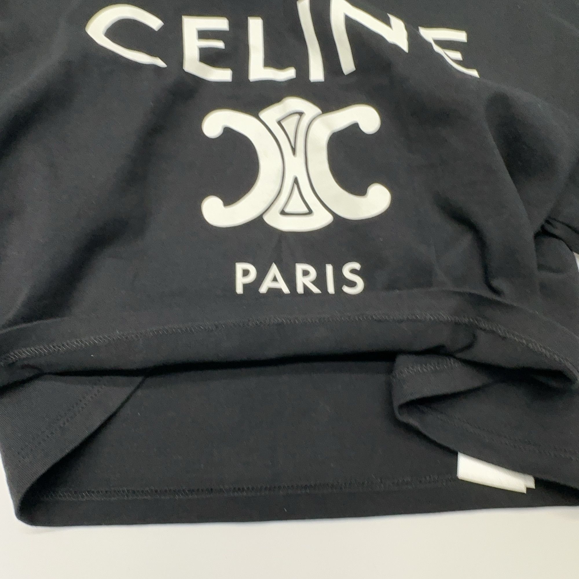 Celine Celine Triomphe Logo T-Shirt Size S Size S / US 4 / IT 40 - 7 Thumbnail