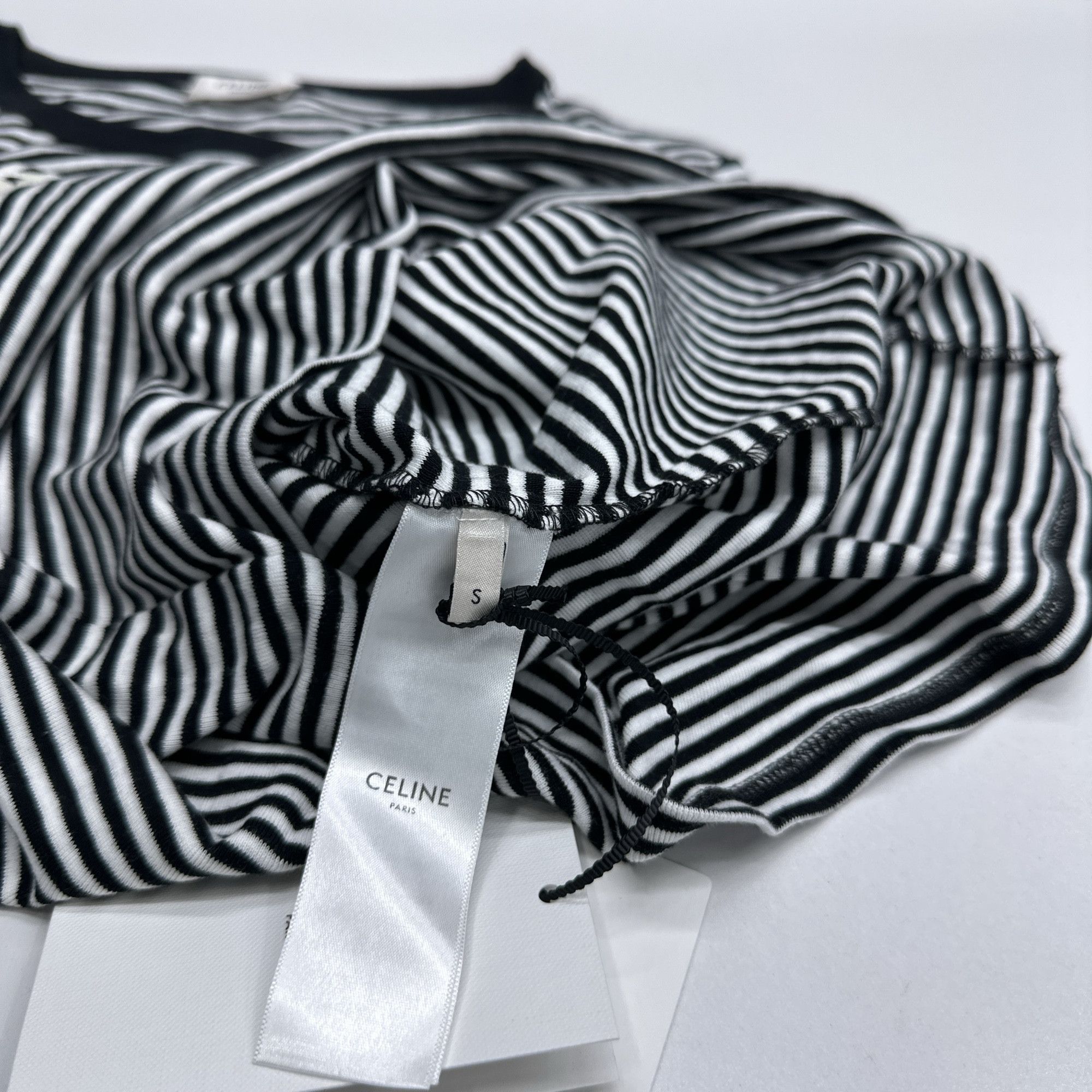 Celine Celine Striped Anchor T-Shirt Size S Size S / US 4 / IT 40 - 4 Thumbnail