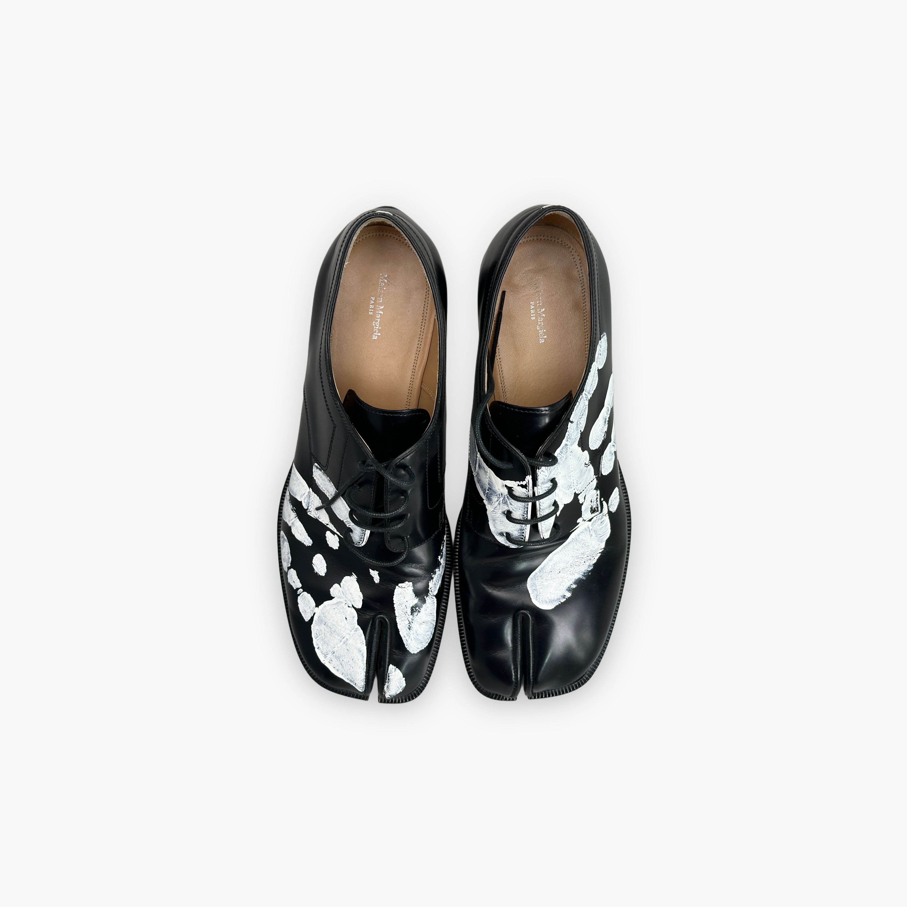 Maison Margiela Maison Margiela Tabi Painted Derby Shoes Size 45 Size US 12 / EU 45 - 9 Thumbnail