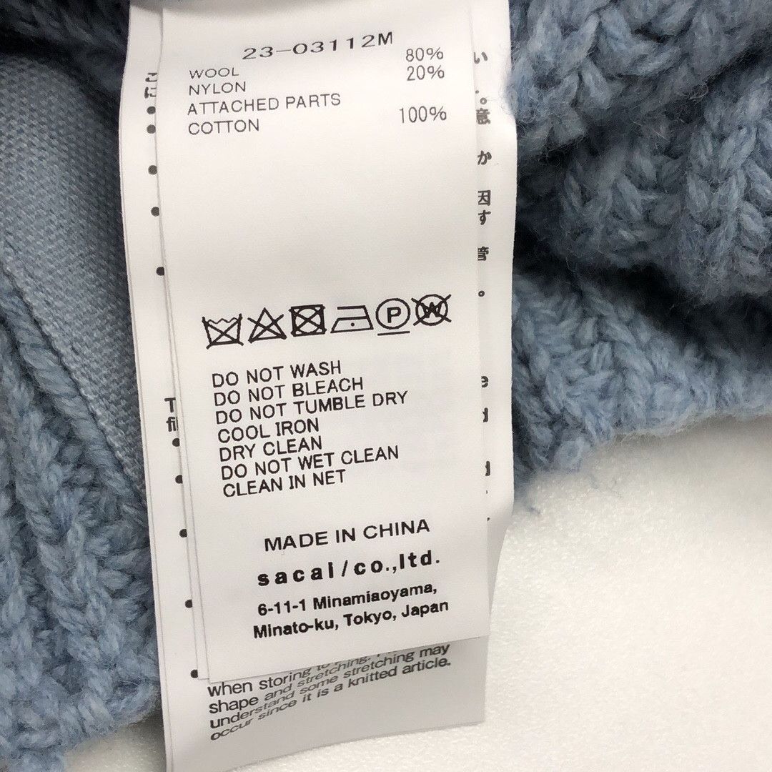 Sacai Sacai x Carhartt WIP Knit Sweater Size S Size US S / EU 44-46 / 1 - 3 Thumbnail