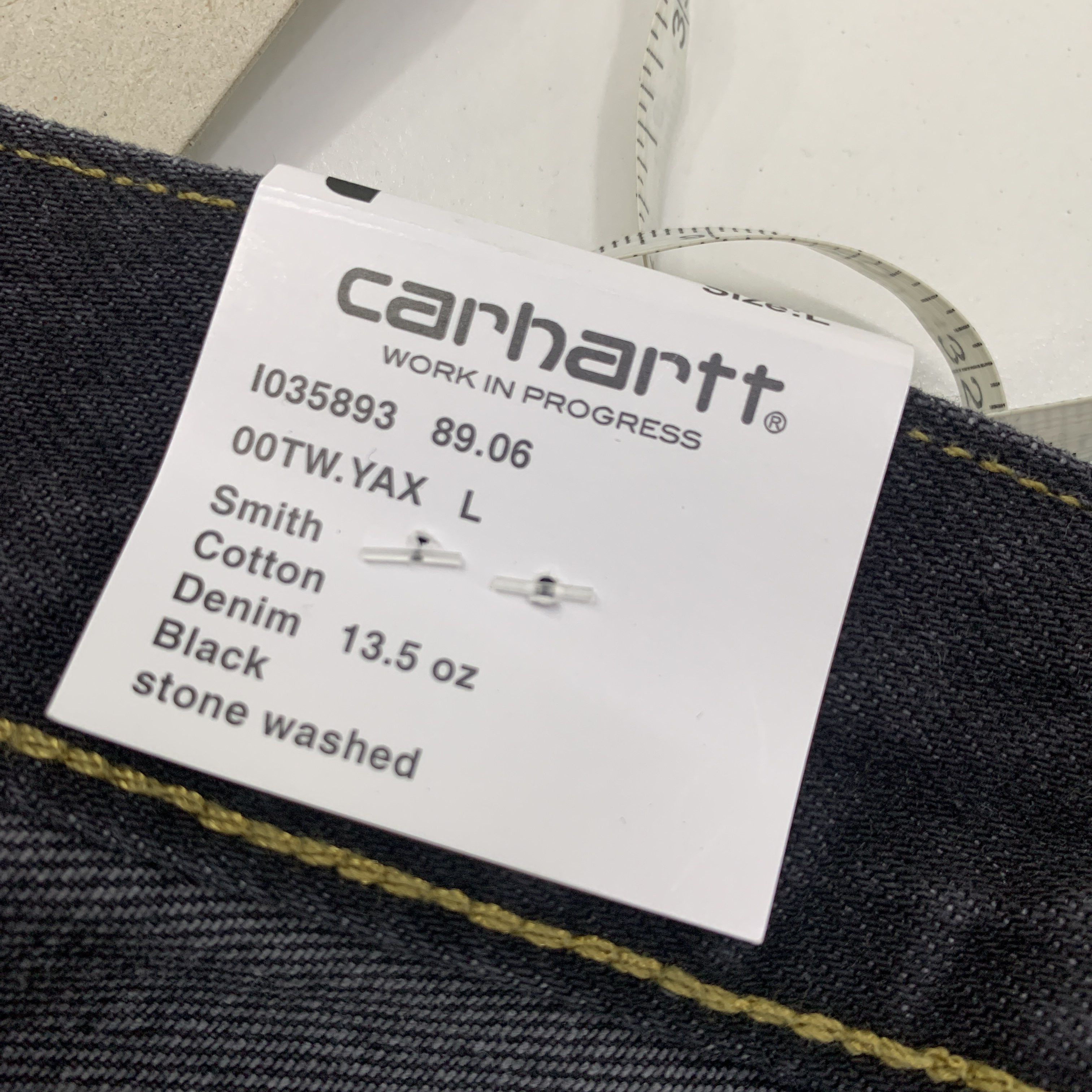 Carhartt Wip Carhartt WIP Black Brandon Denim Jeans Size L Size US 34 / EU 50 - 2 Thumbnail