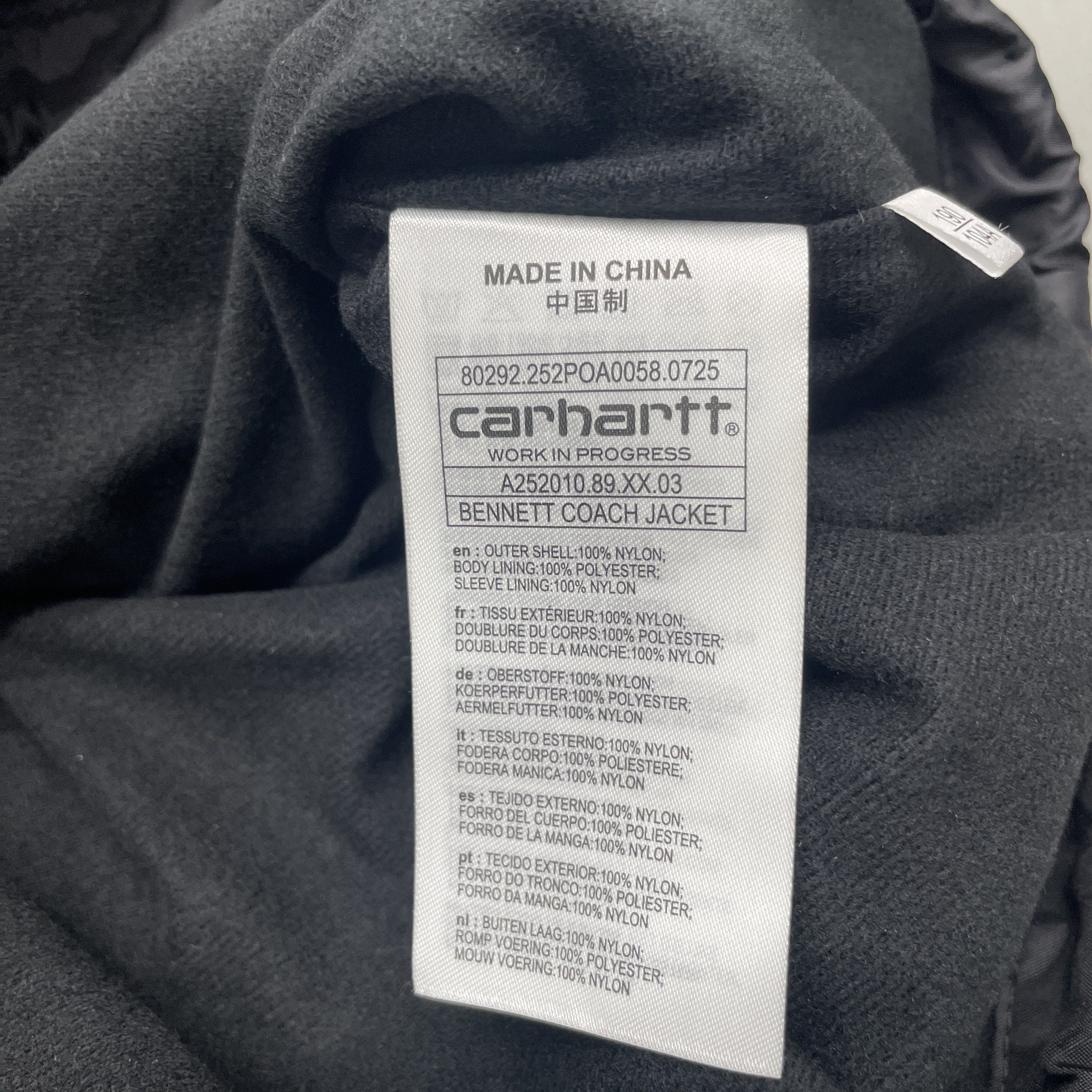 Carhartt Wip Carhartt WIP Bennett Coach Jacket Size XXL Size US XXL / EU 58 / 5 - 4 Thumbnail