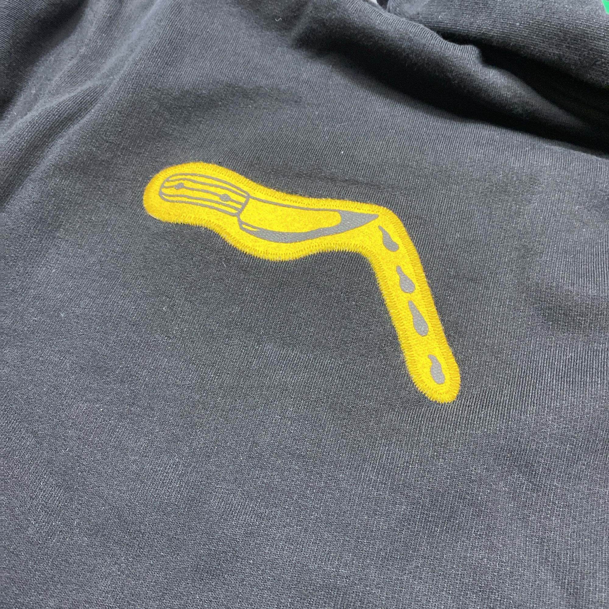 Off-White OFF-WHITE Embroidered Graphic Hoodie Black Size XS Size US XS / EU 42 / 0 - 5 Thumbnail