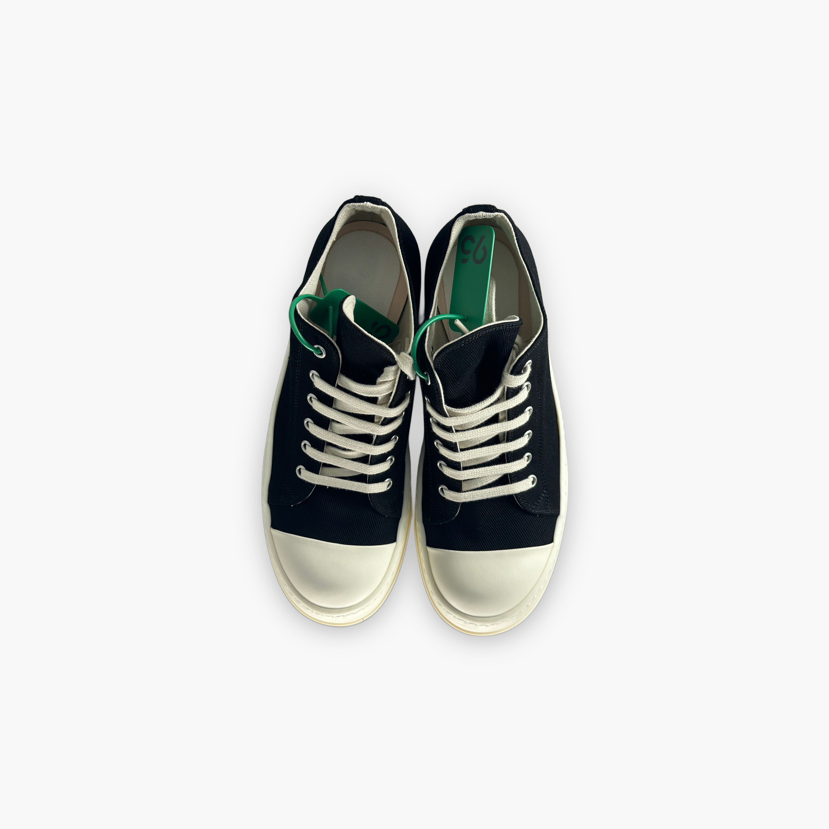 Rick Owens Drkshdw Rick Owens DRKSHDW Canvas Low-Top Sneakers Size 8 Size US 8 / EU 41 - 9 Thumbnail