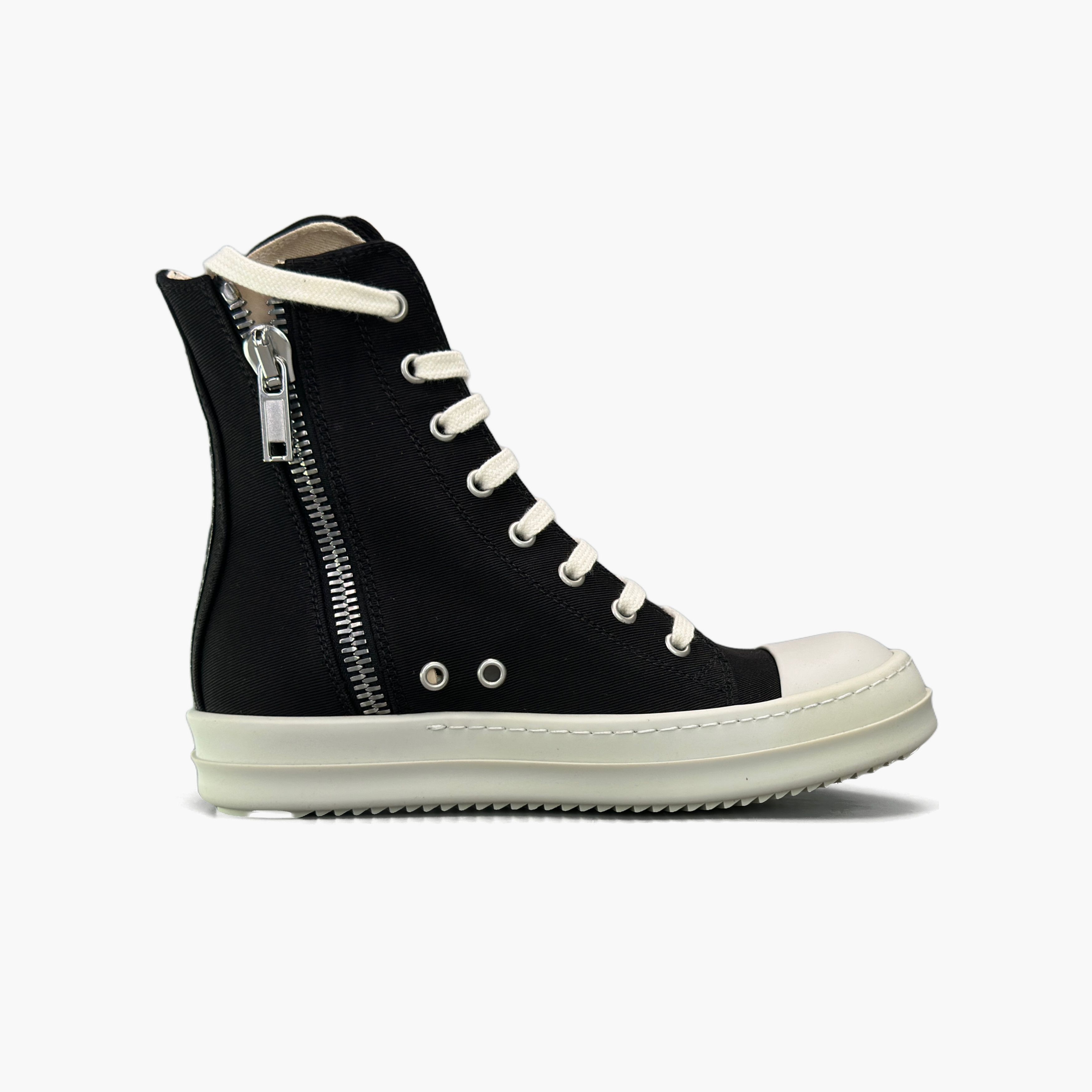 Rick Owens Drkshdw Rick Owens DRKSHDW Side Zip High Top Sneakers Size 35 Size US 5 / IT 35 - 2 Thumbnail