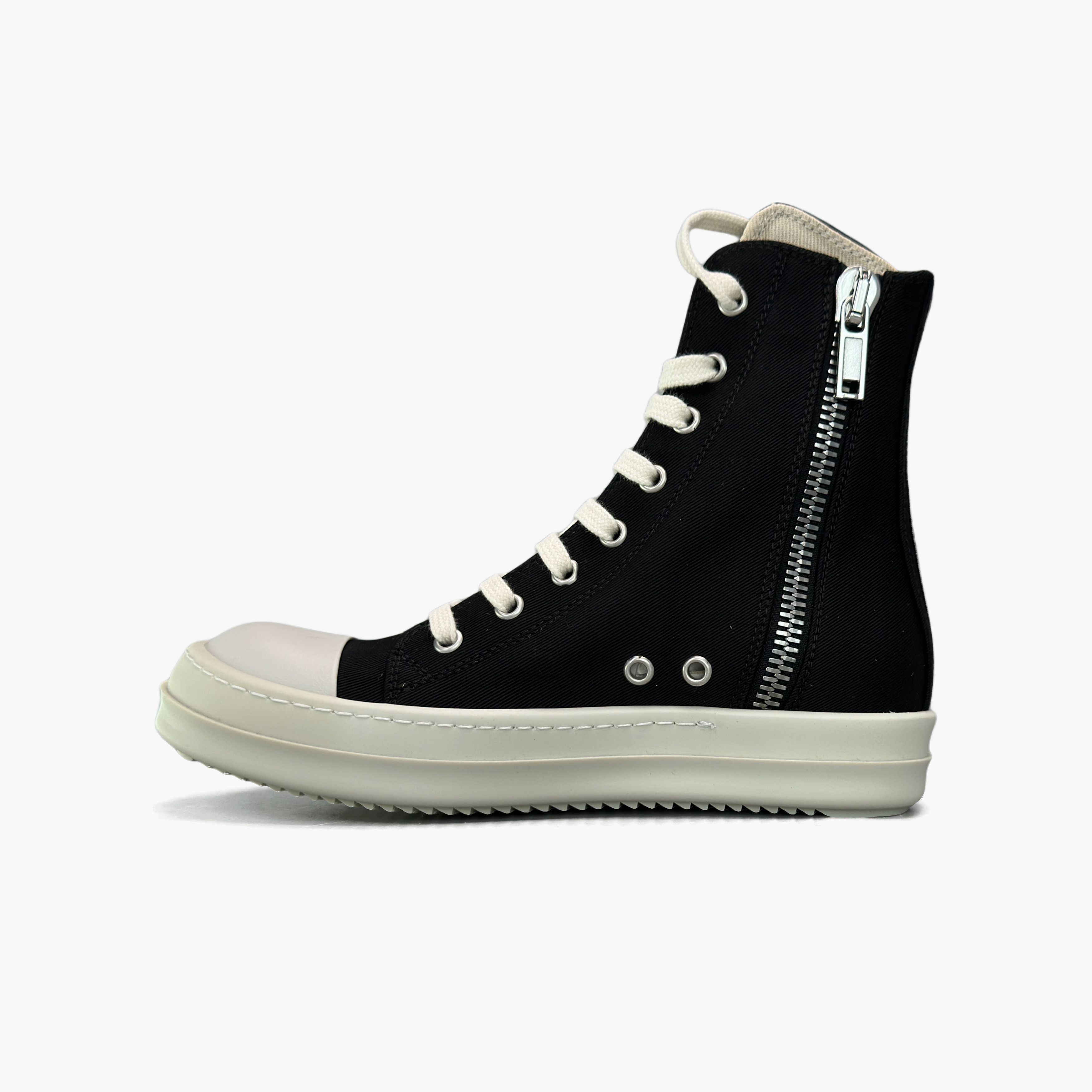 Rick Owens Drkshdw Rick Owens DRKSHDW Side Zip High Top Sneakers Size 35 Size US 5 / IT 35 - 3 Thumbnail