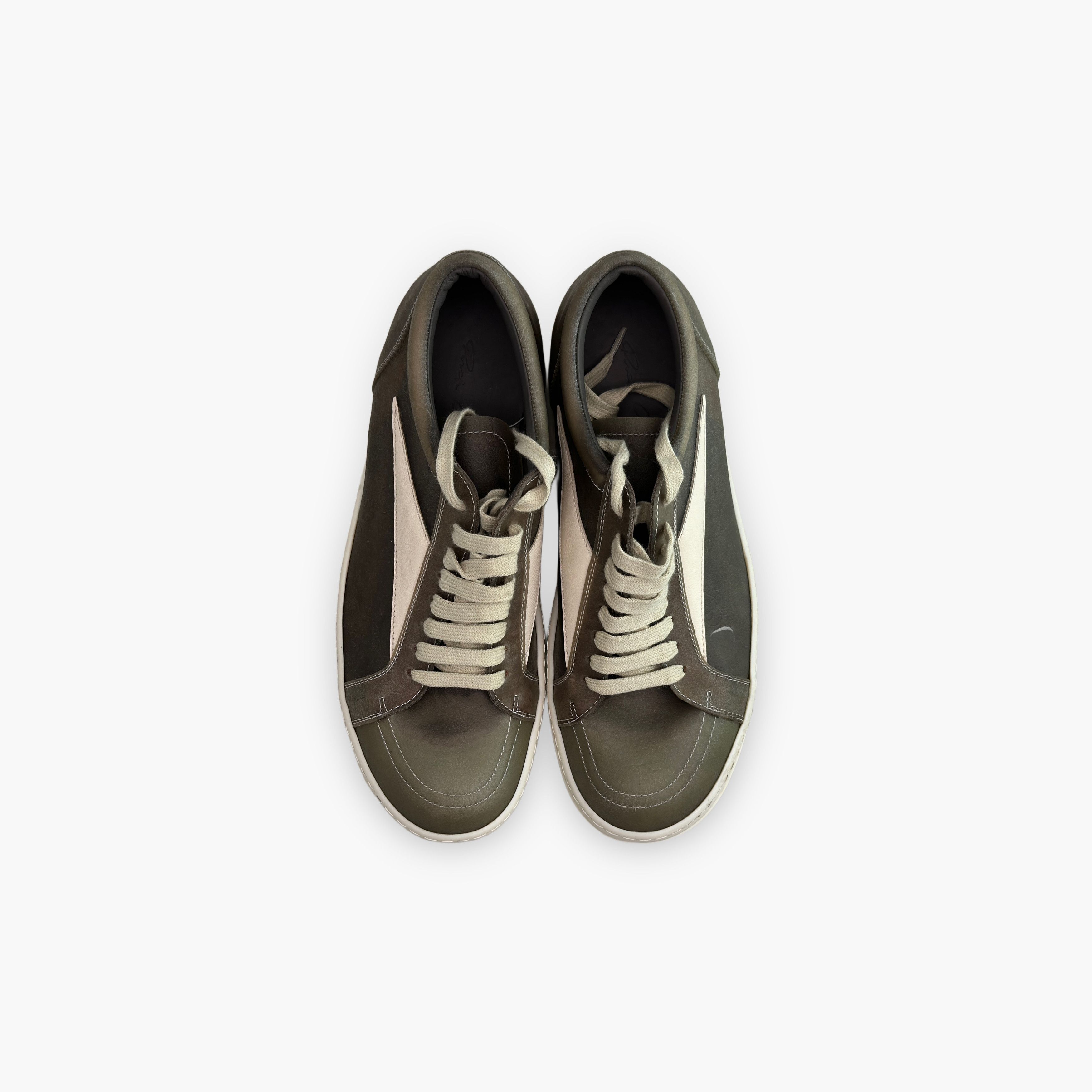 Rick Owens Rick Owens Gray Low-Top Sneakers US 10 Size US 10 / EU 43 - 9 Thumbnail