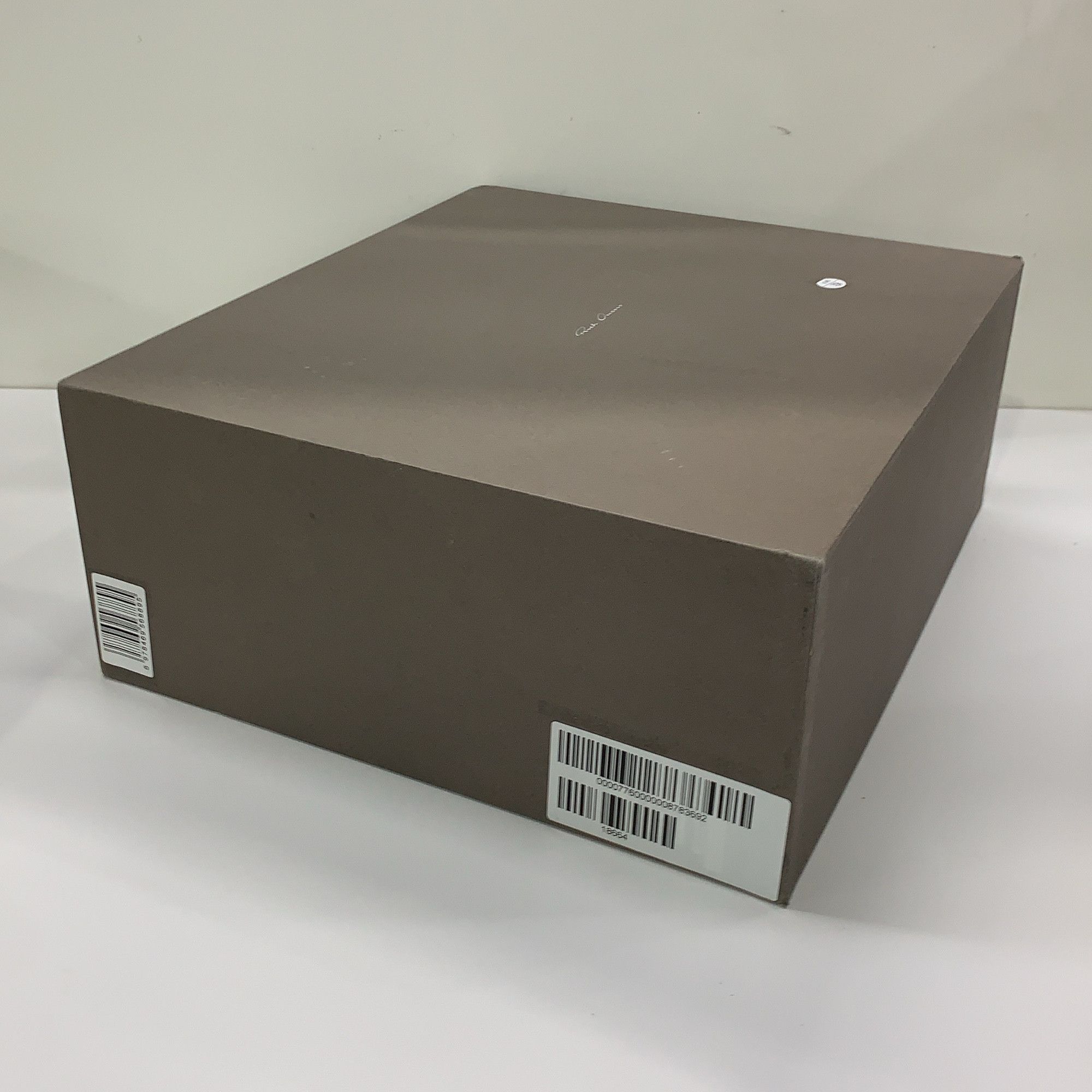 Rick Owens Rick Owens Leather Geobasket Hi-Top Sneakers US 10 Size US 10 / EU 43 - 10 Thumbnail