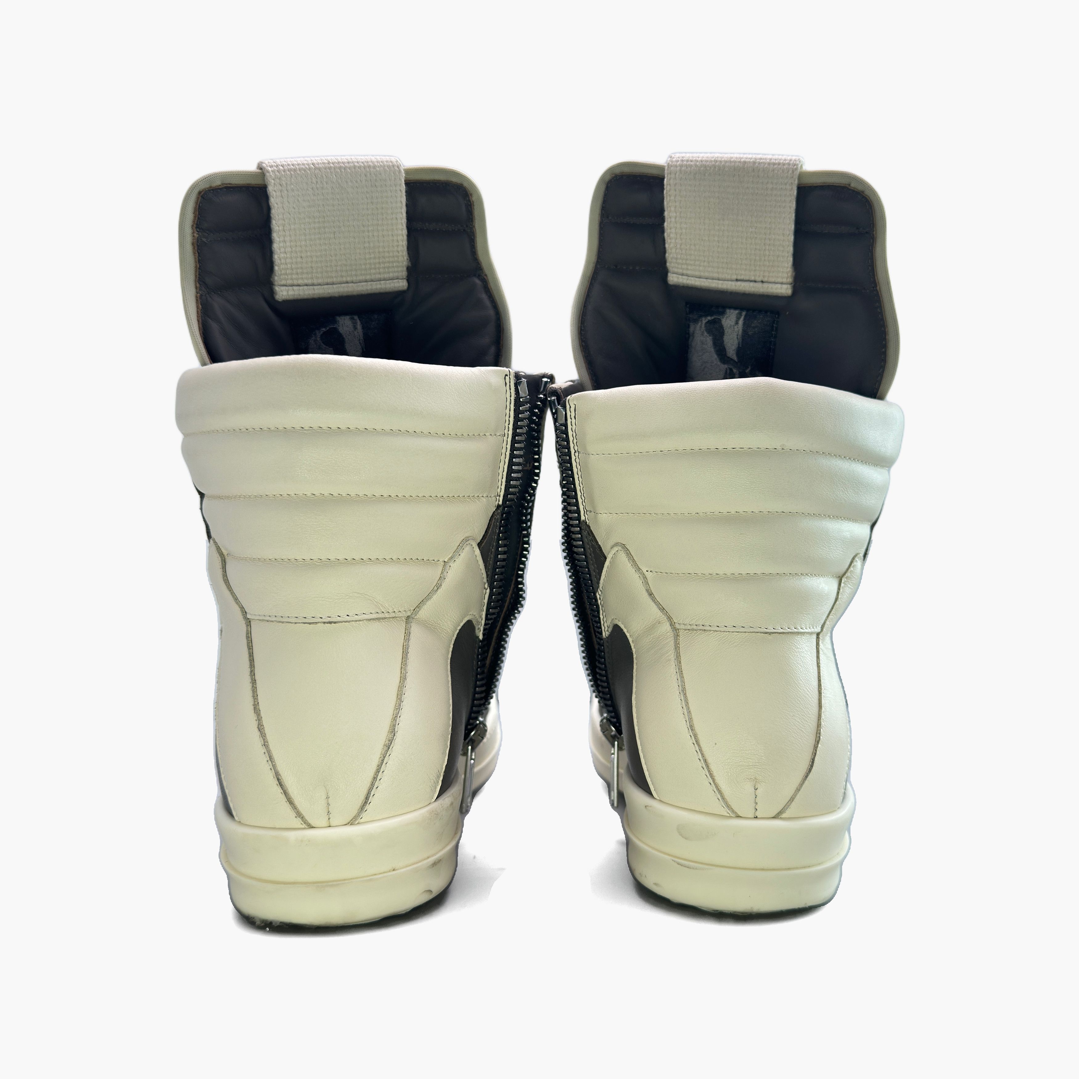 Rick Owens Rick Owens Leather Geobasket Hi-Top Sneakers US 10 Size US 10 / EU 43 - 6 Thumbnail