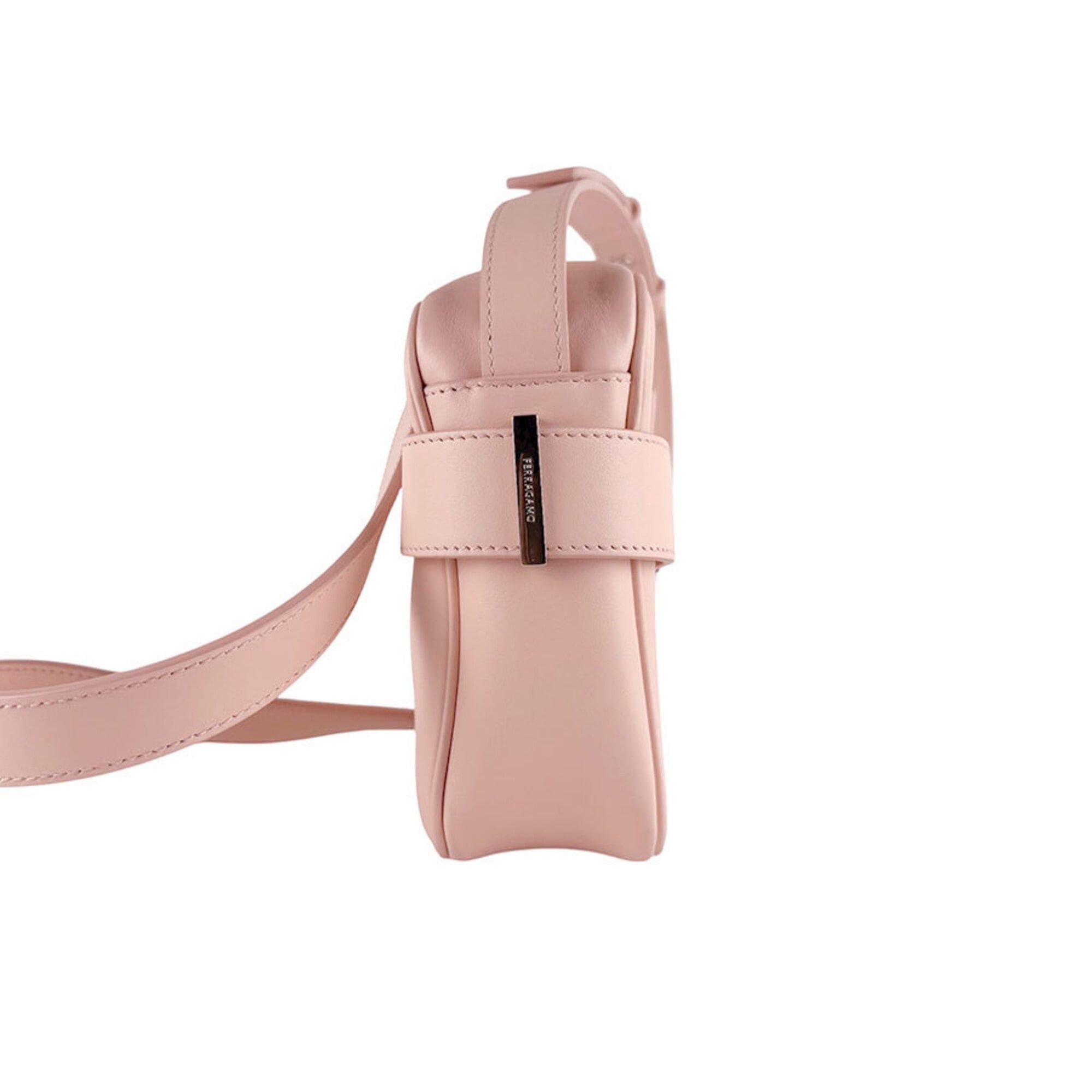 Salvatore Ferragamo Salvatore Ferragamo shoulder bag, Gancini design, leather, pink, women's, z9681 Size ONE SIZE - 2 Thumbnail