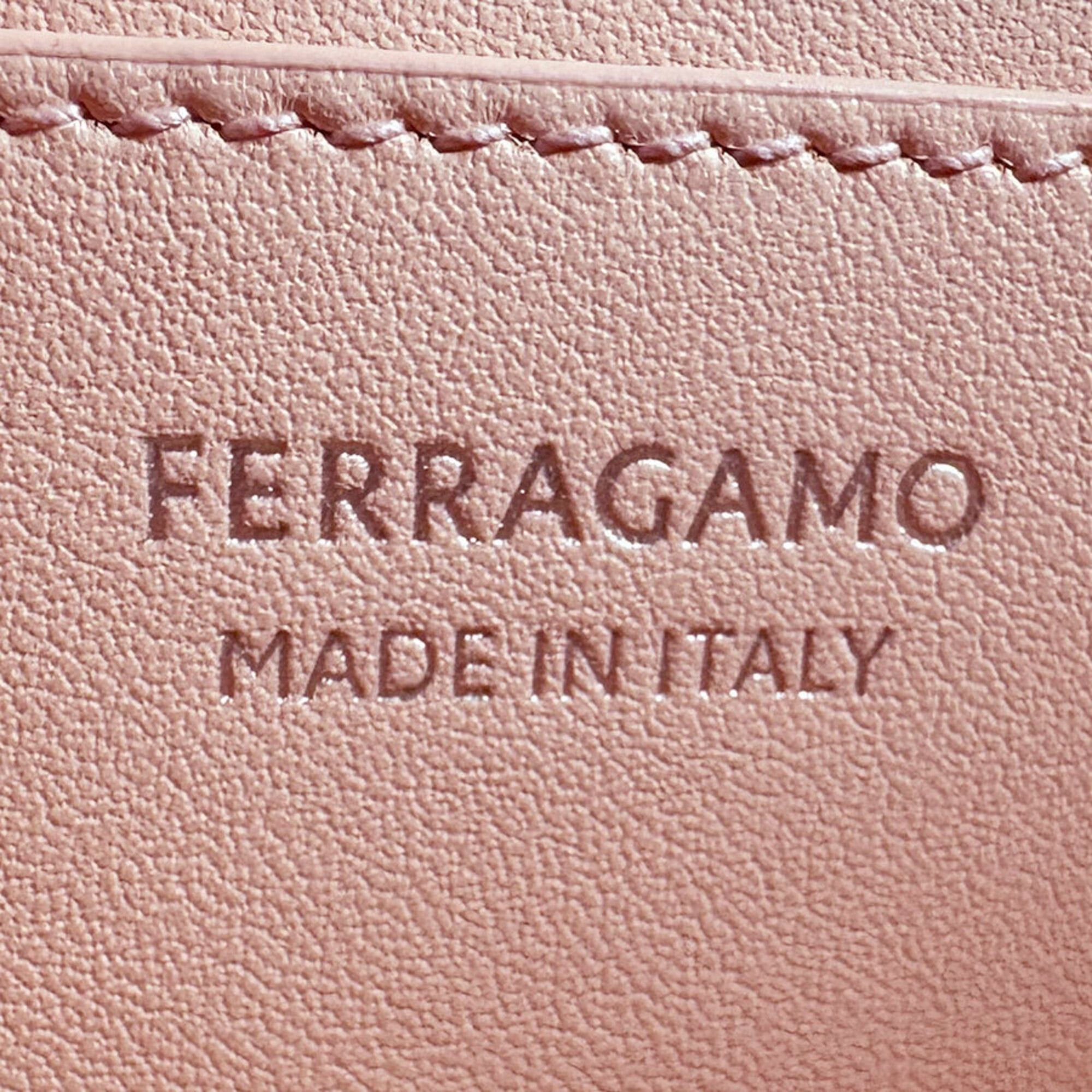 Salvatore Ferragamo Salvatore Ferragamo shoulder bag, Gancini design, leather, pink, women's, z9681 Size ONE SIZE - 11 Thumbnail