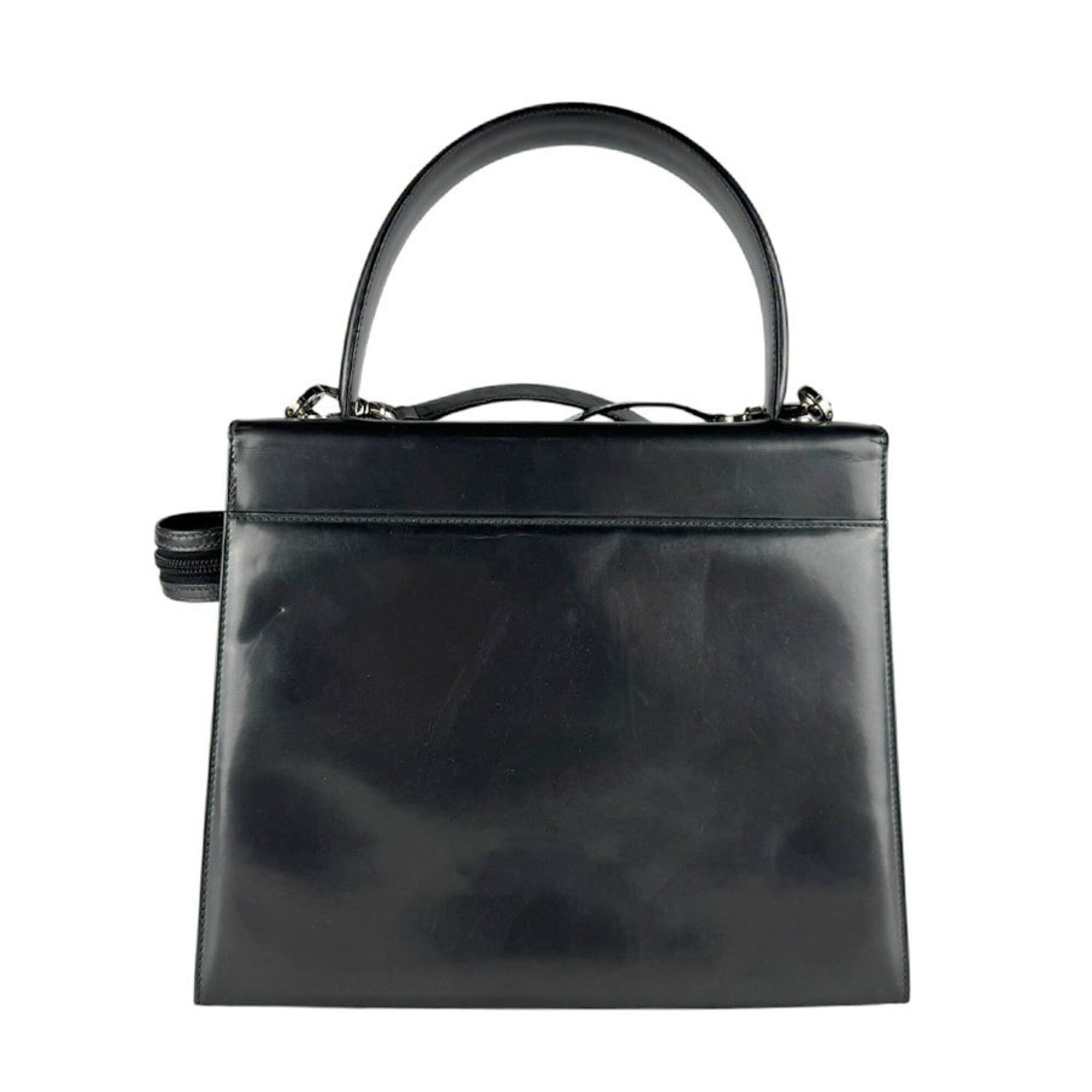 Salvatore Ferragamo Salvatore Ferragamo handbag/shoulder bag, patent leather, green, women's, z9654 Size ONE SIZE - 3 Thumbnail