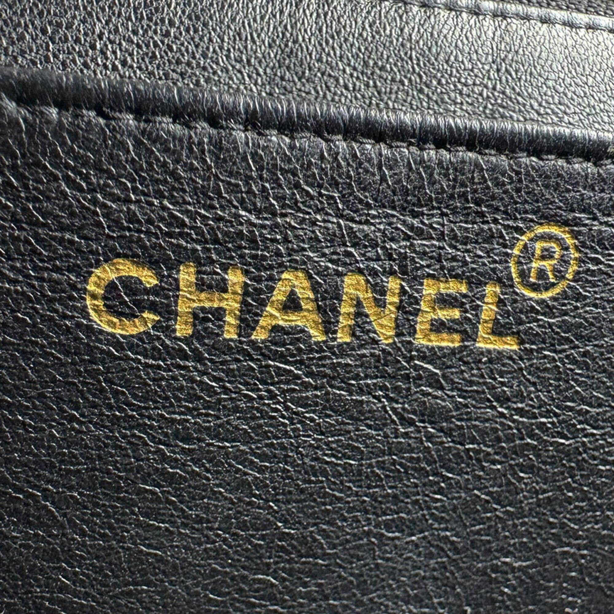 Chanel Chanel handbag, caviar leather, black and gold, women's, z9693 Size ONE SIZE - 12 Thumbnail