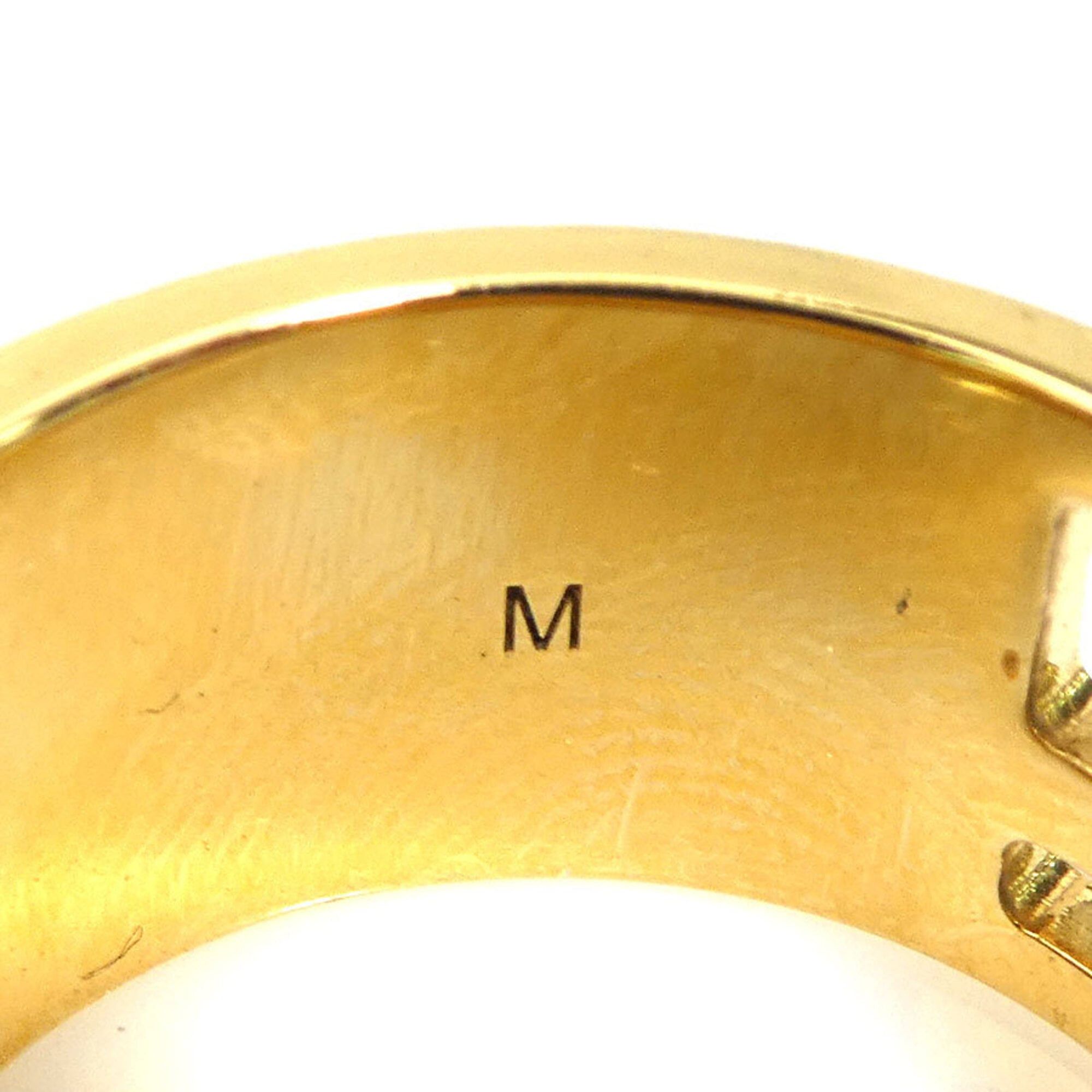 Fendi Fendi ring, metal, gold, for men and women, size 1, r11182 Size ONE SIZE - 7 Thumbnail