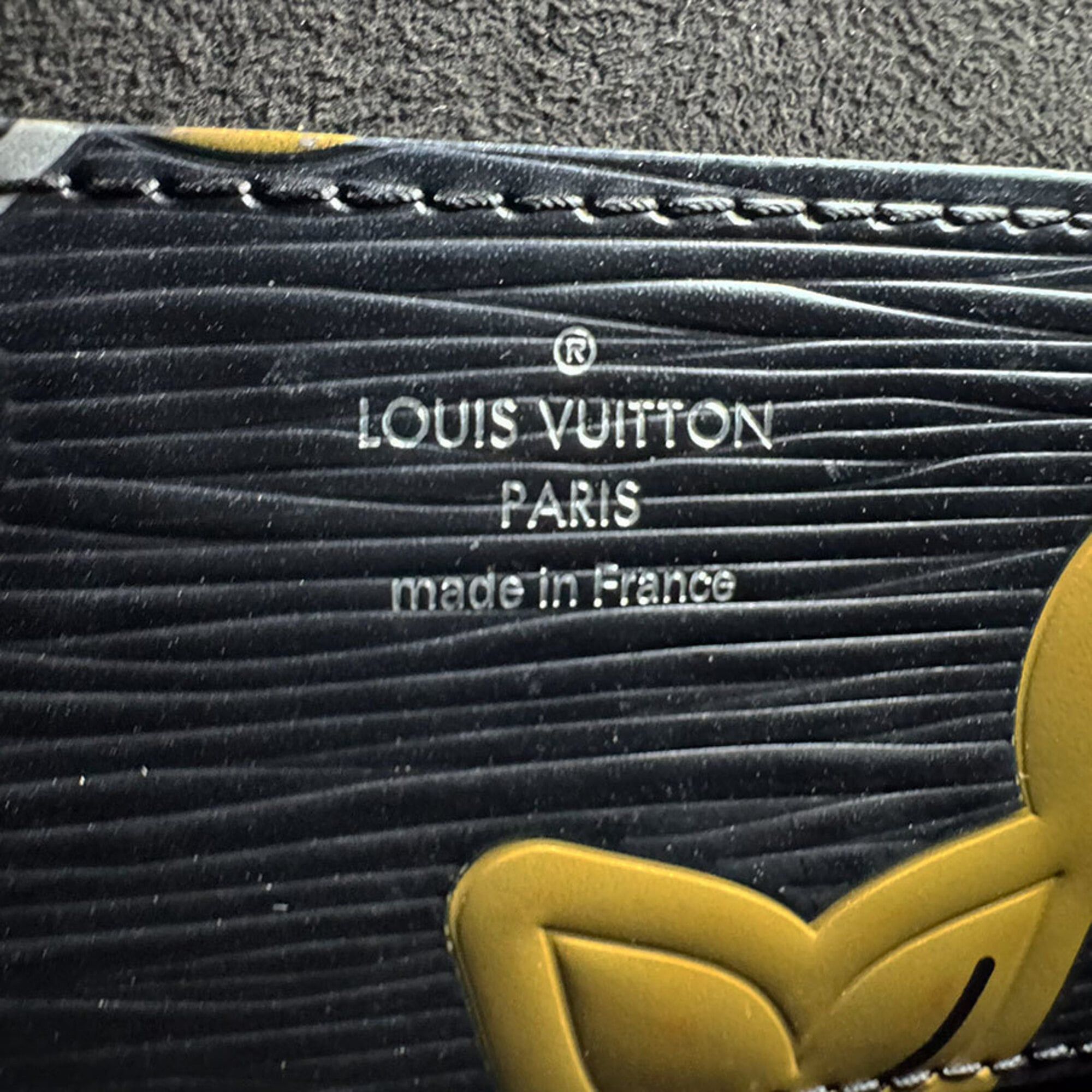 Louis Vuitton Louis Vuitton Shoulder Bag Epi Twist MM Leather Black Gold Silver Women's M42454 z9698 Size ONE SIZE - 12 Thumbnail