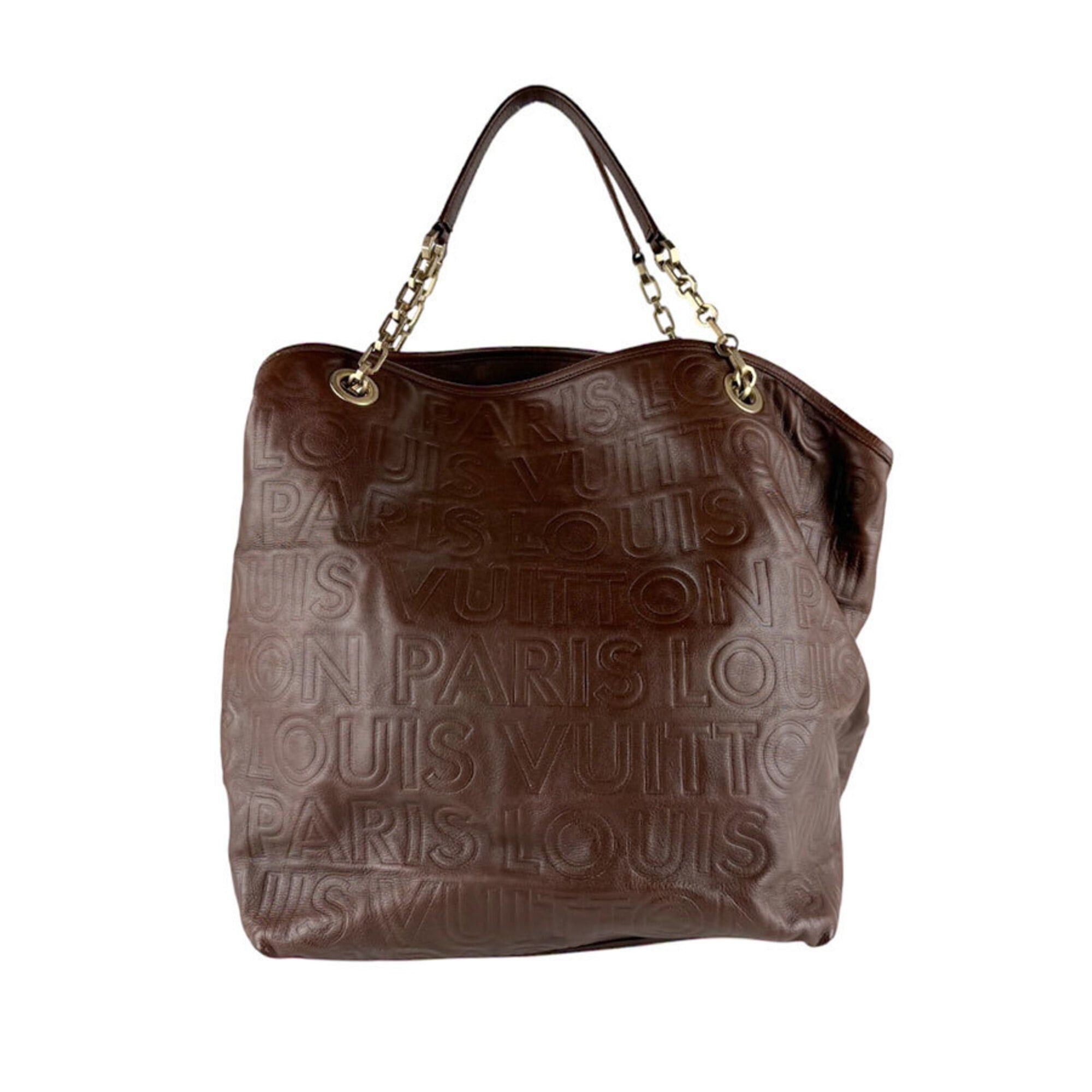 Louis Vuitton Louis Vuitton Shoulder Bag Paris Souple Wish Leather Brown Women's M95830 z9687 Size ONE SIZE - 3 Thumbnail