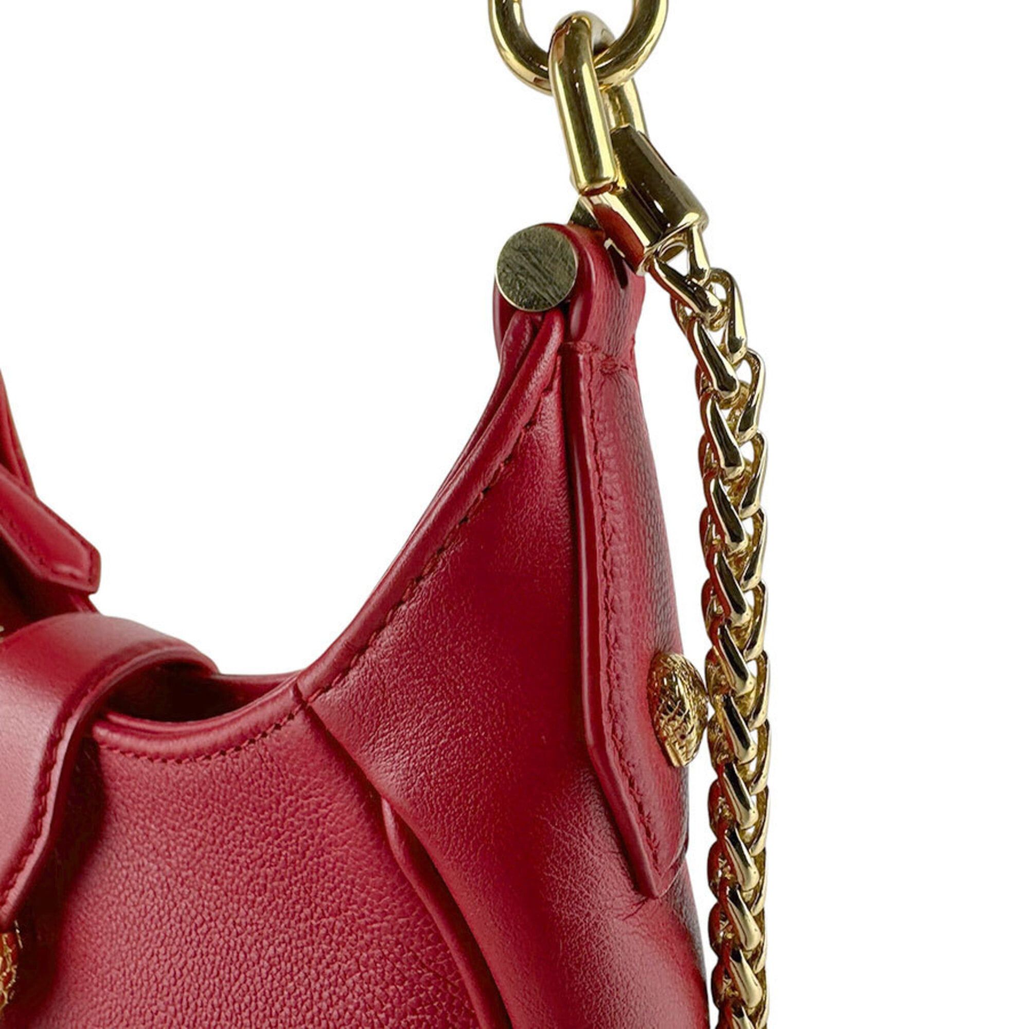 Bvlgari Bulgari BVLGARI Shoulder Bag Handbag Serpenti Forever Leather Red Women's z9690 Size ONE SIZE - 7 Thumbnail