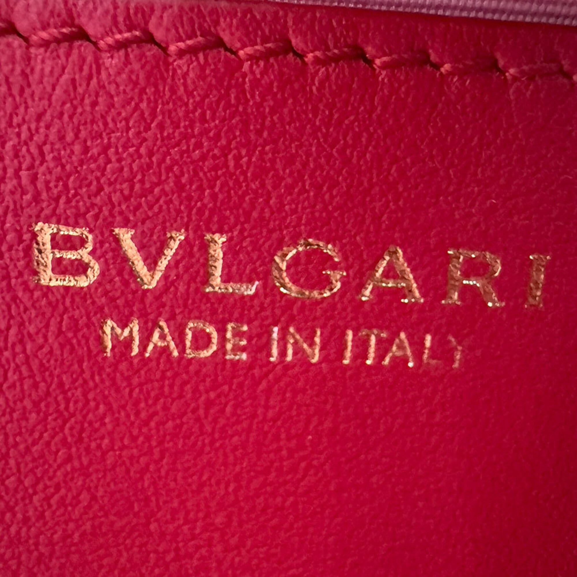 Bvlgari Bulgari BVLGARI Shoulder Bag Handbag Serpenti Forever Leather Red Women's z9690 Size ONE SIZE - 12 Thumbnail