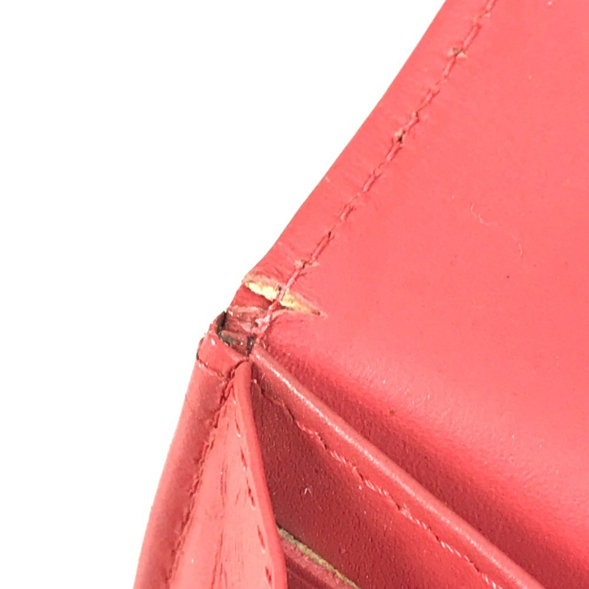 Chanel CHANEL CC Coco Mark Logo Long Wallet, Flap Closure, Caviar Leather, Men's & Women's, Red Size ONE SIZE - 12 Thumbnail