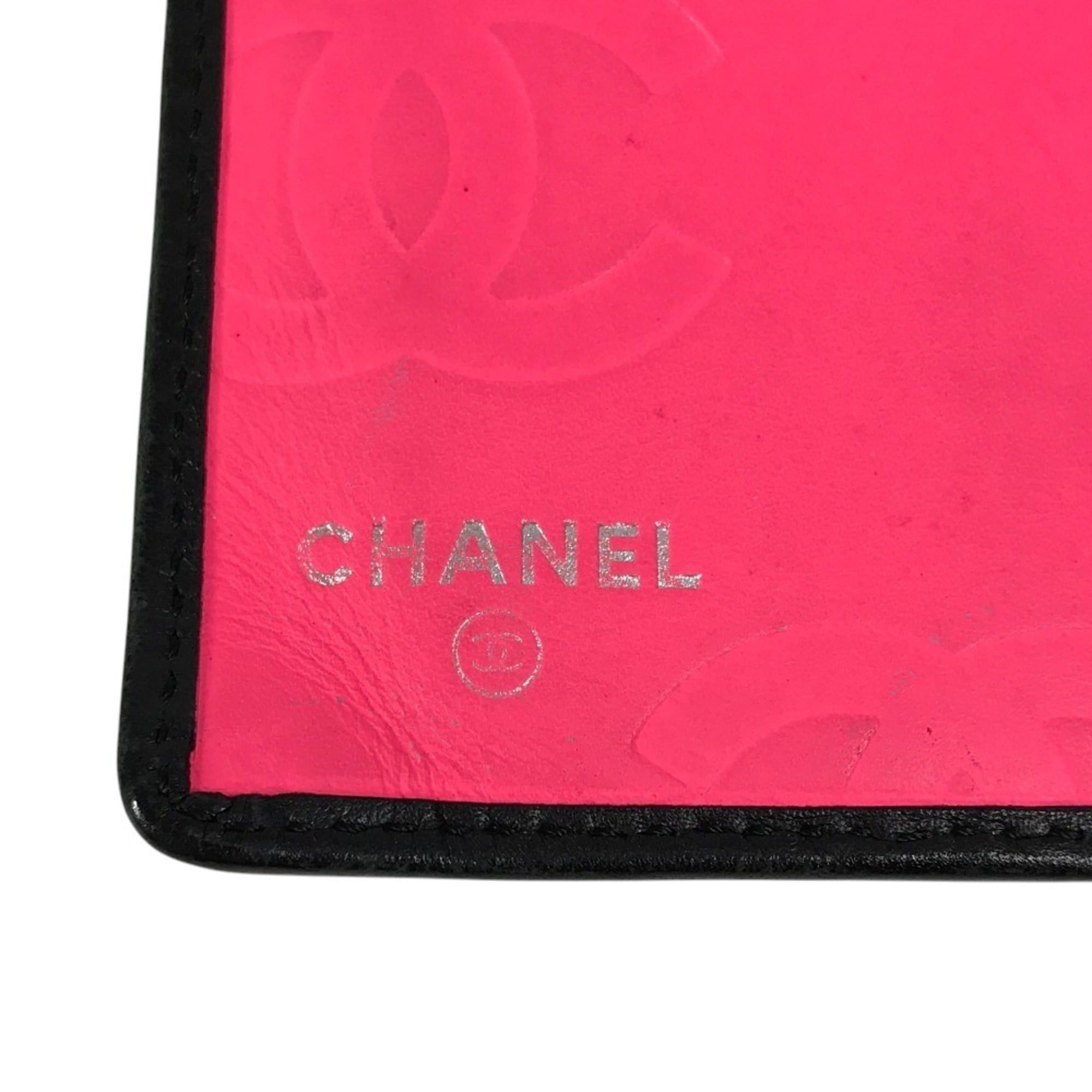 Other CHANEL A26717 Cambon Line CC Coco Mark Logo Long Wallet, Bi-fold, Leather, Men's/Women's, Black Size ONE SIZE - 10 Thumbnail