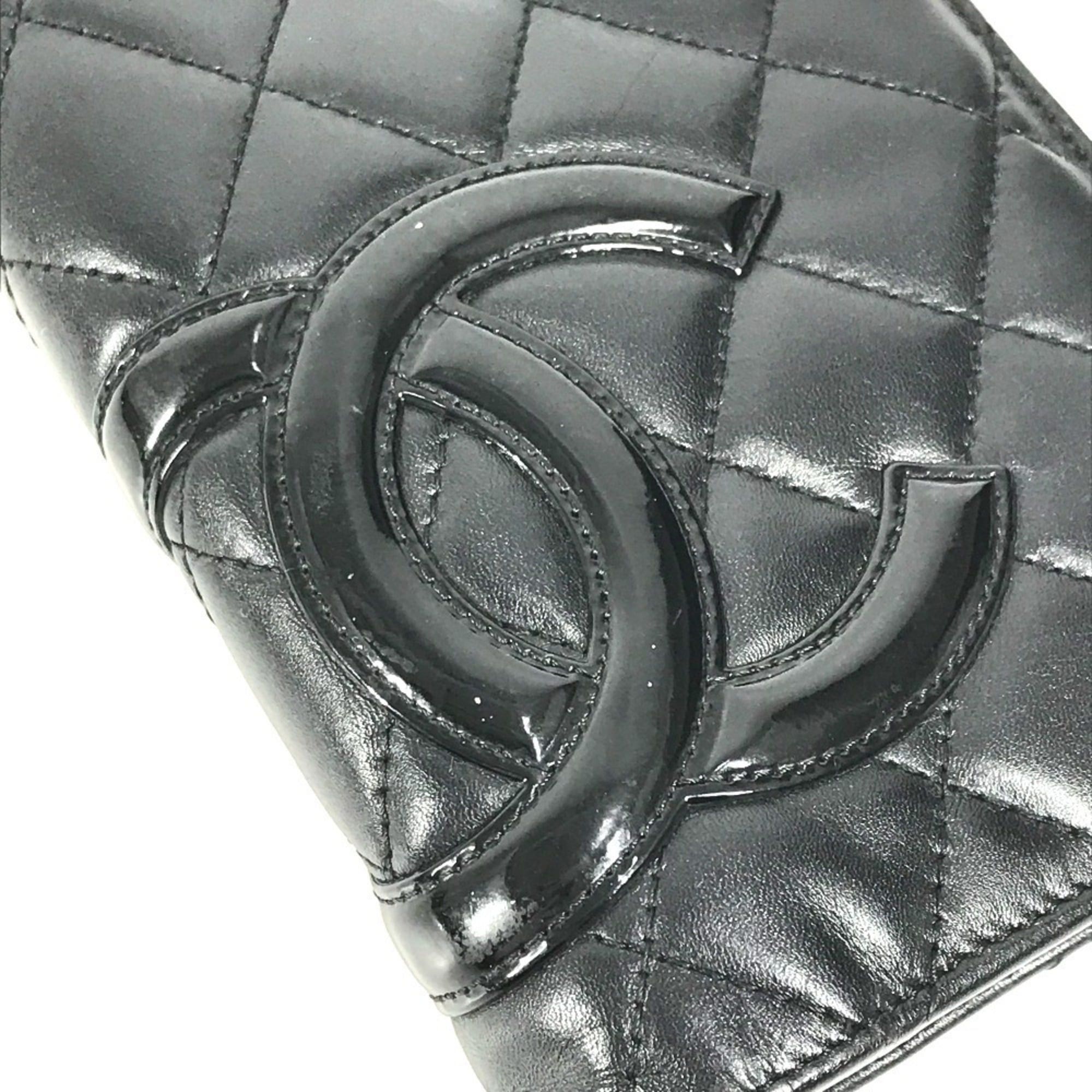 Other CHANEL A26717 Cambon Line CC Coco Mark Logo Long Wallet, Bi-fold, Leather, Men's/Women's, Black Size ONE SIZE - 8 Thumbnail